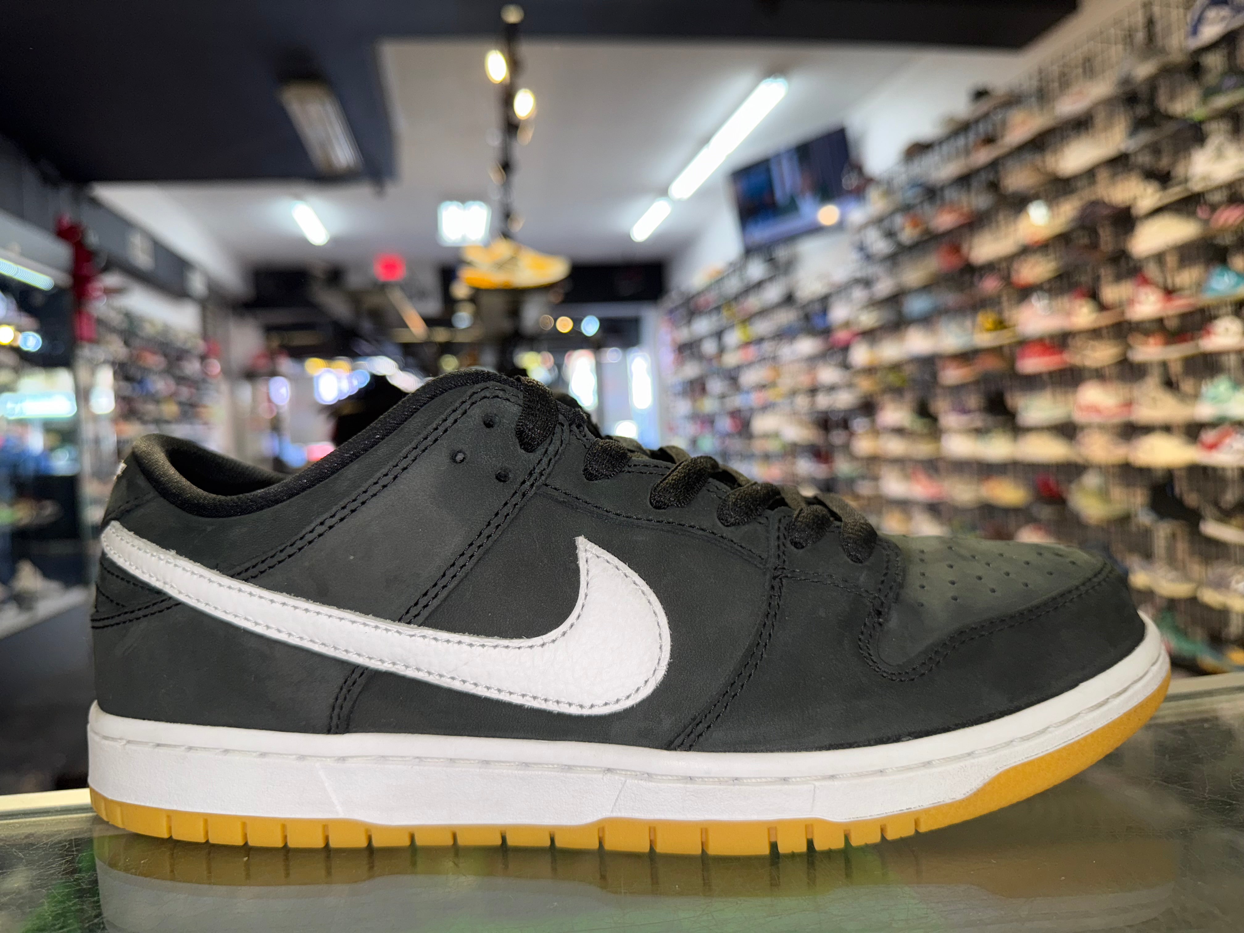 Size 10.5 Dunk Low Pro SB "Black Gum"