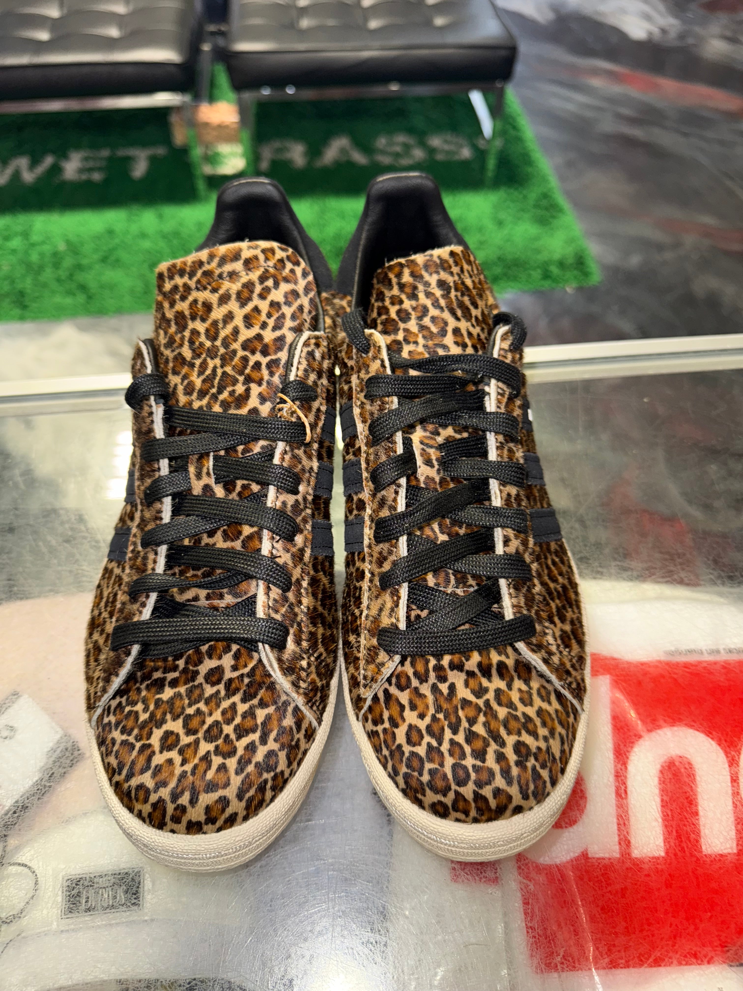 Size 10 Adidas Campus End x Neighborhood “Leopard” Brand New