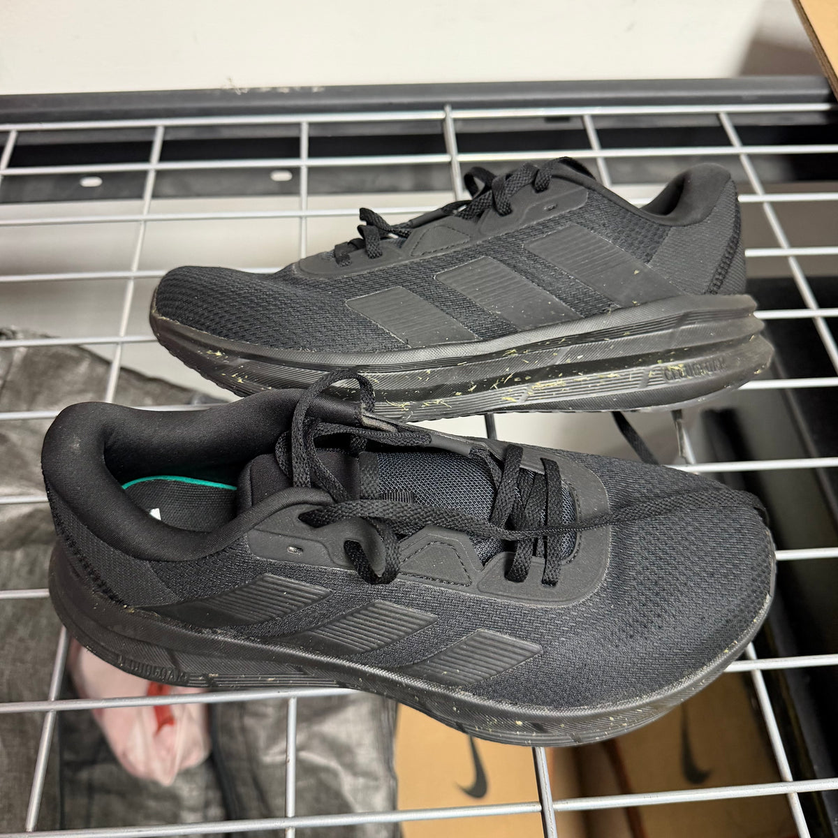 Size 9 adidas Galaxy 7 "Triple Black" - NB