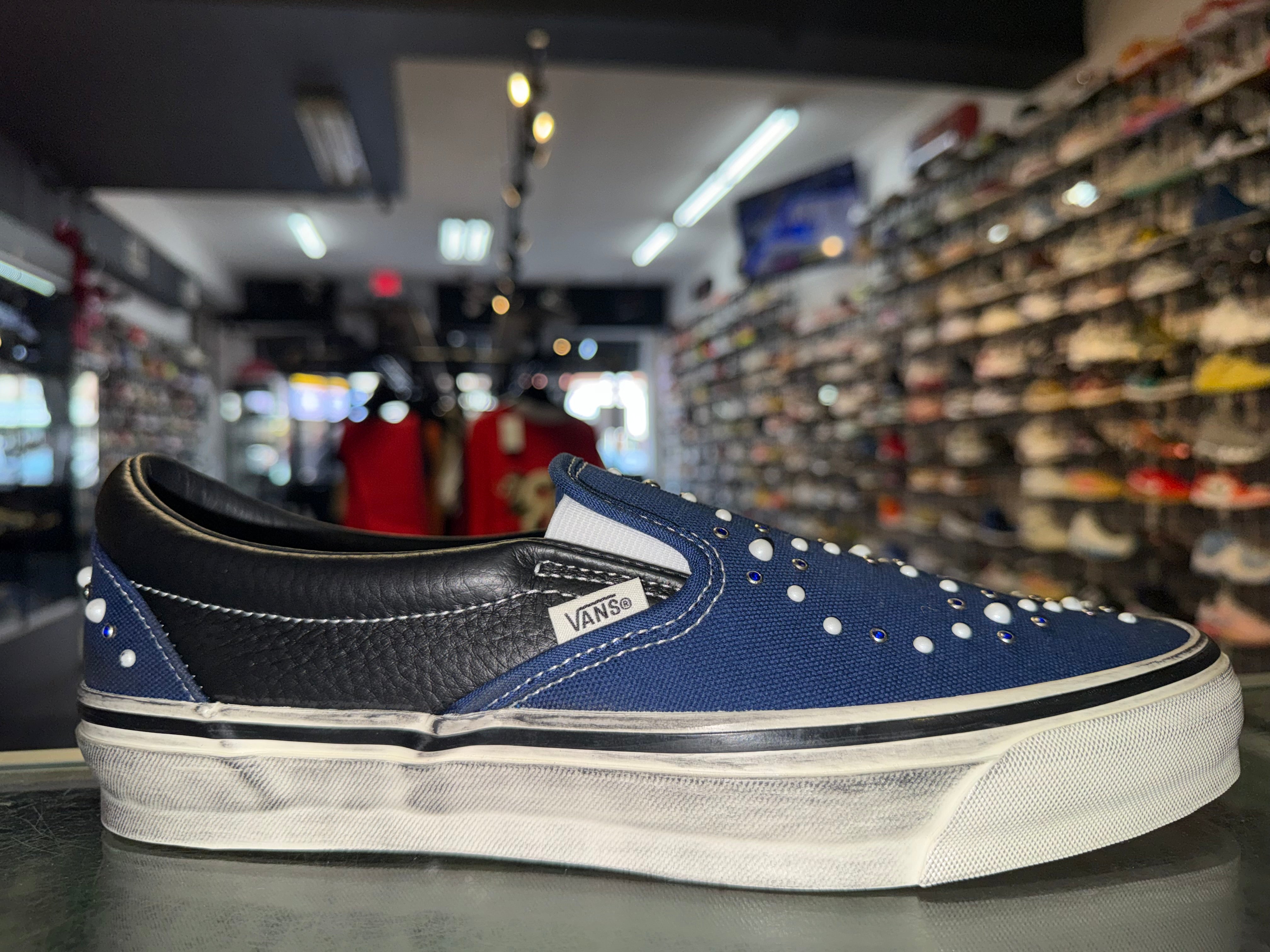 Size 10 Vans Slip On 98 Pearlized Pack “Indigo” Brand New
