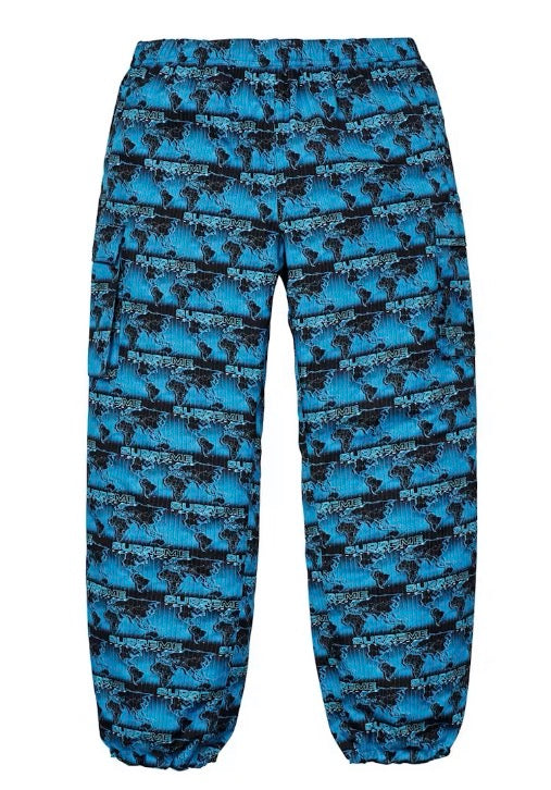 Size M Supreme World Famous Nylon Cargo Pants “Blue”
