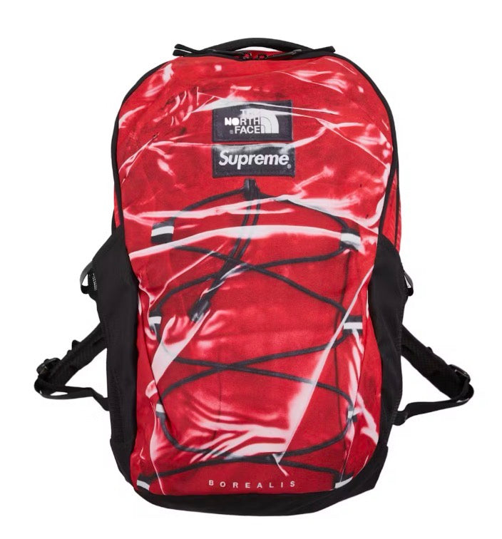 Supreme The North Face Printed Borealis Backpack “Red” Brand New