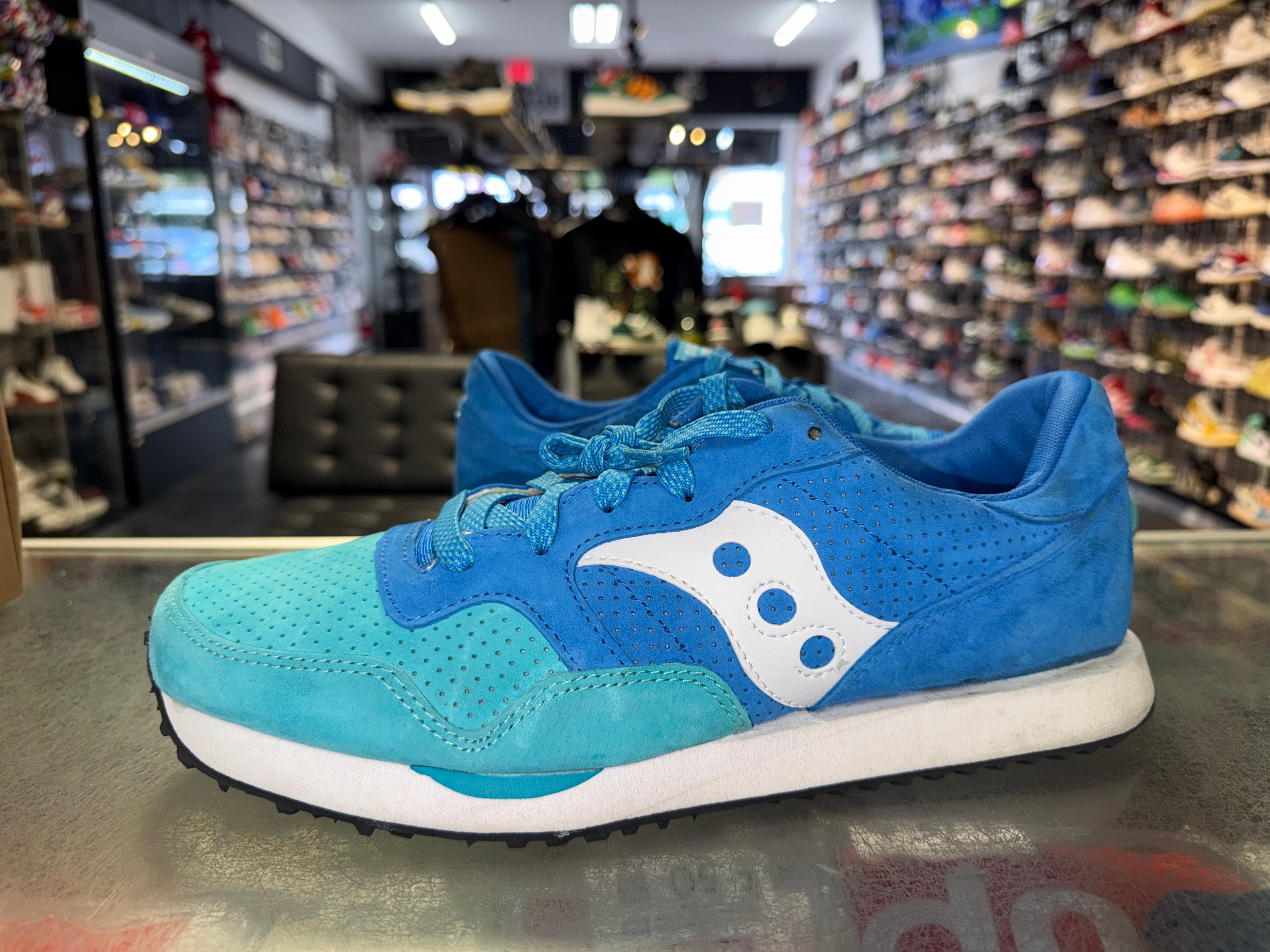 Size 10.5 Saucony DXN Trainer "Blue Green"
