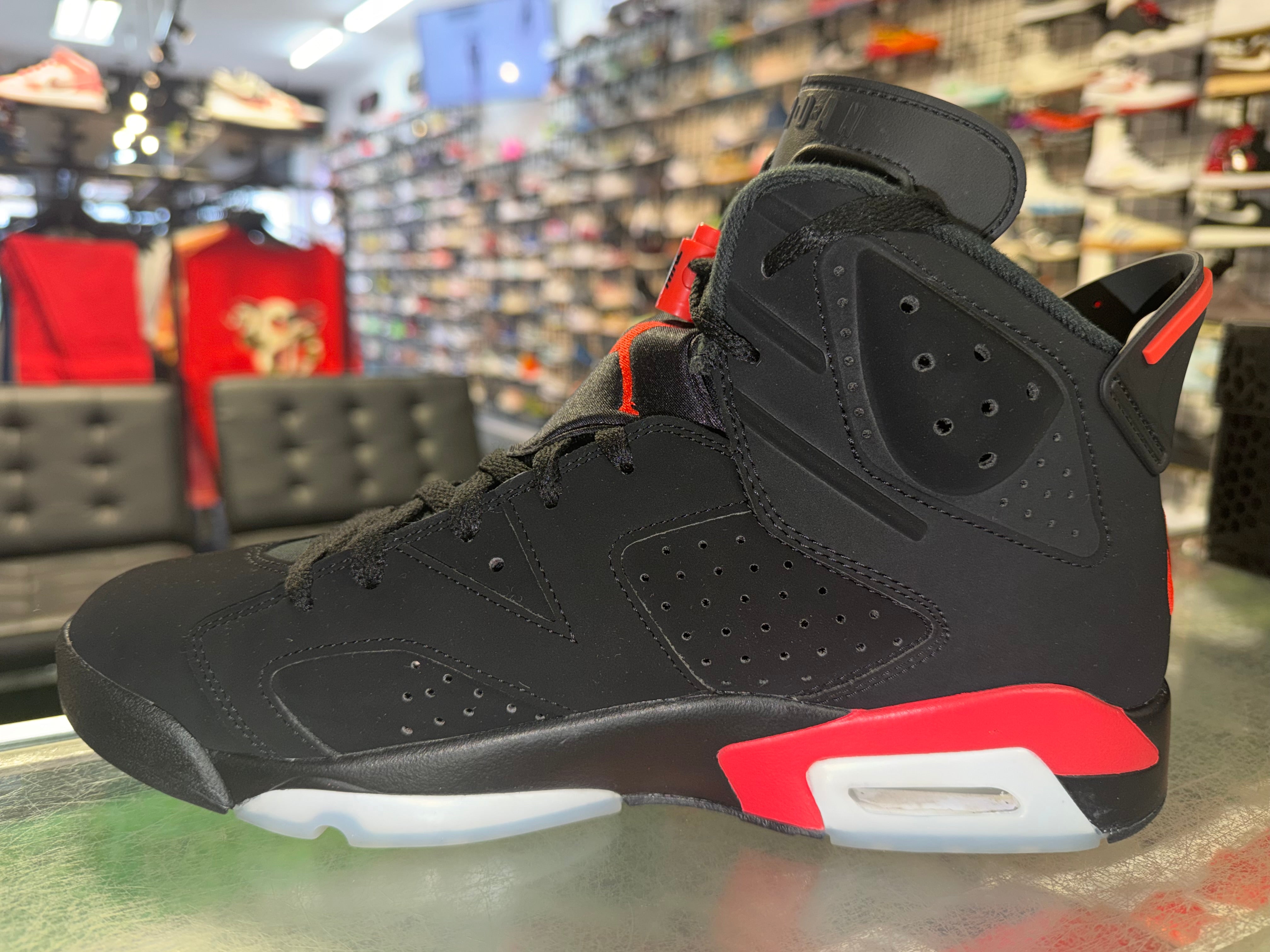 Size 10 Air Jordan 6 "Infrared Saleman"