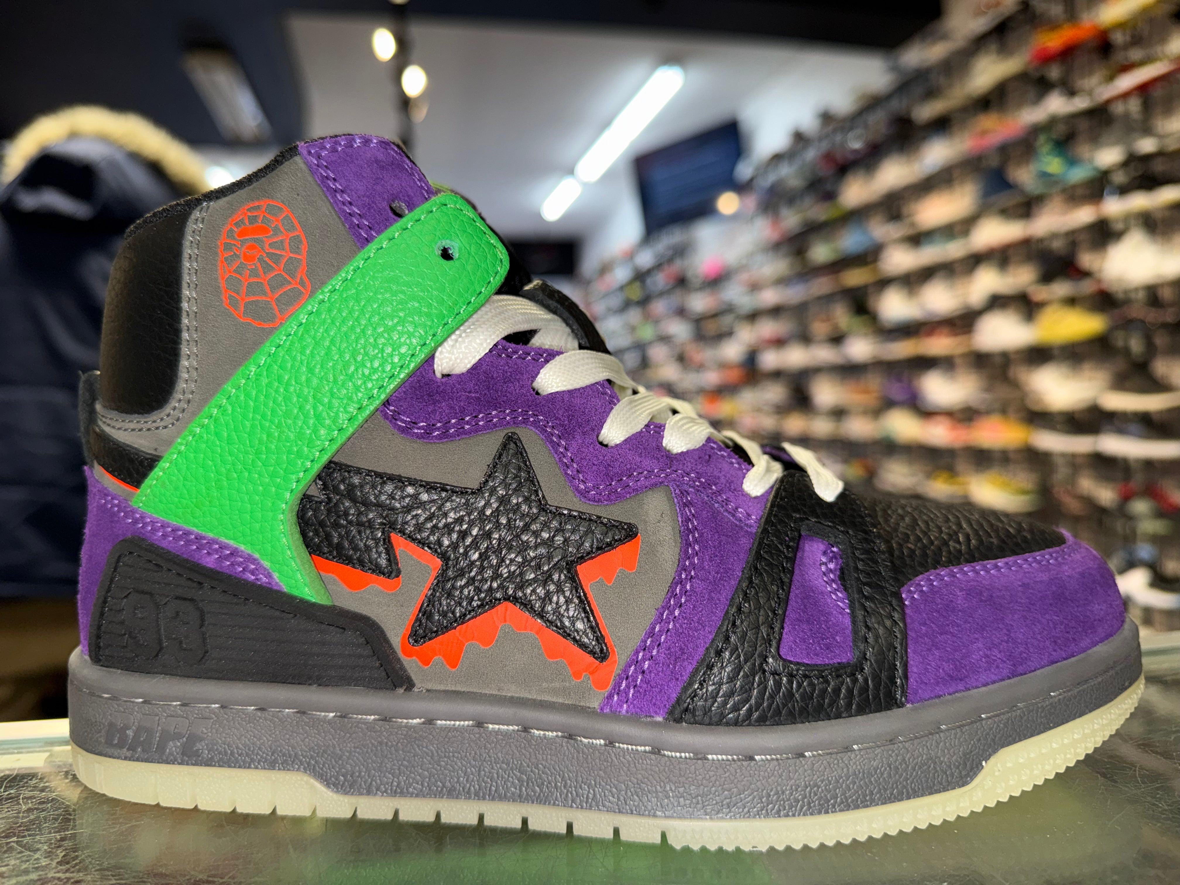 Size 5 A Bathing Ape Bape Sta 93 Hi "Halloween" Brand New