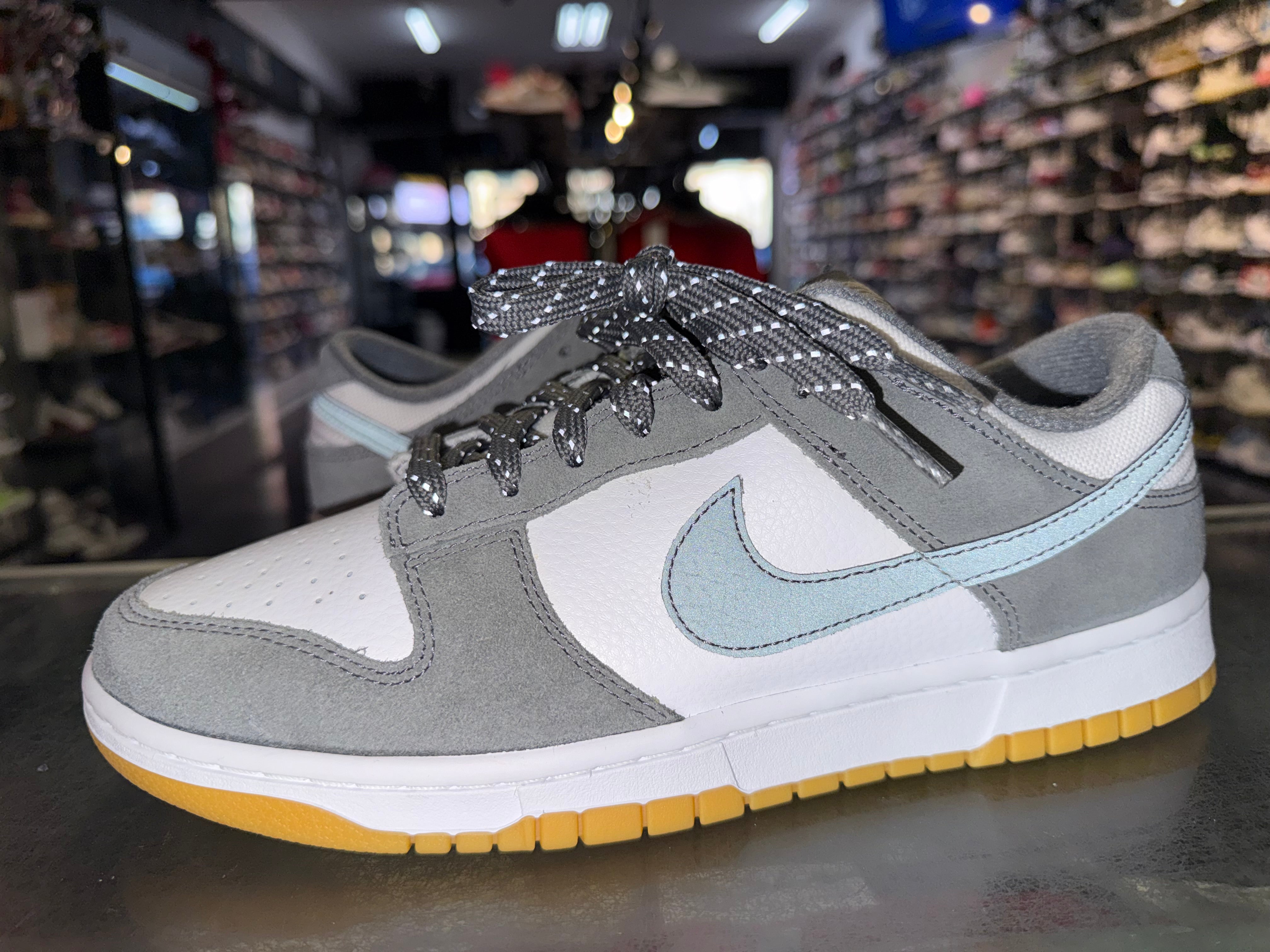 Size 9 Dunk Low "Smoke Grey Gum 3M Swoosh"