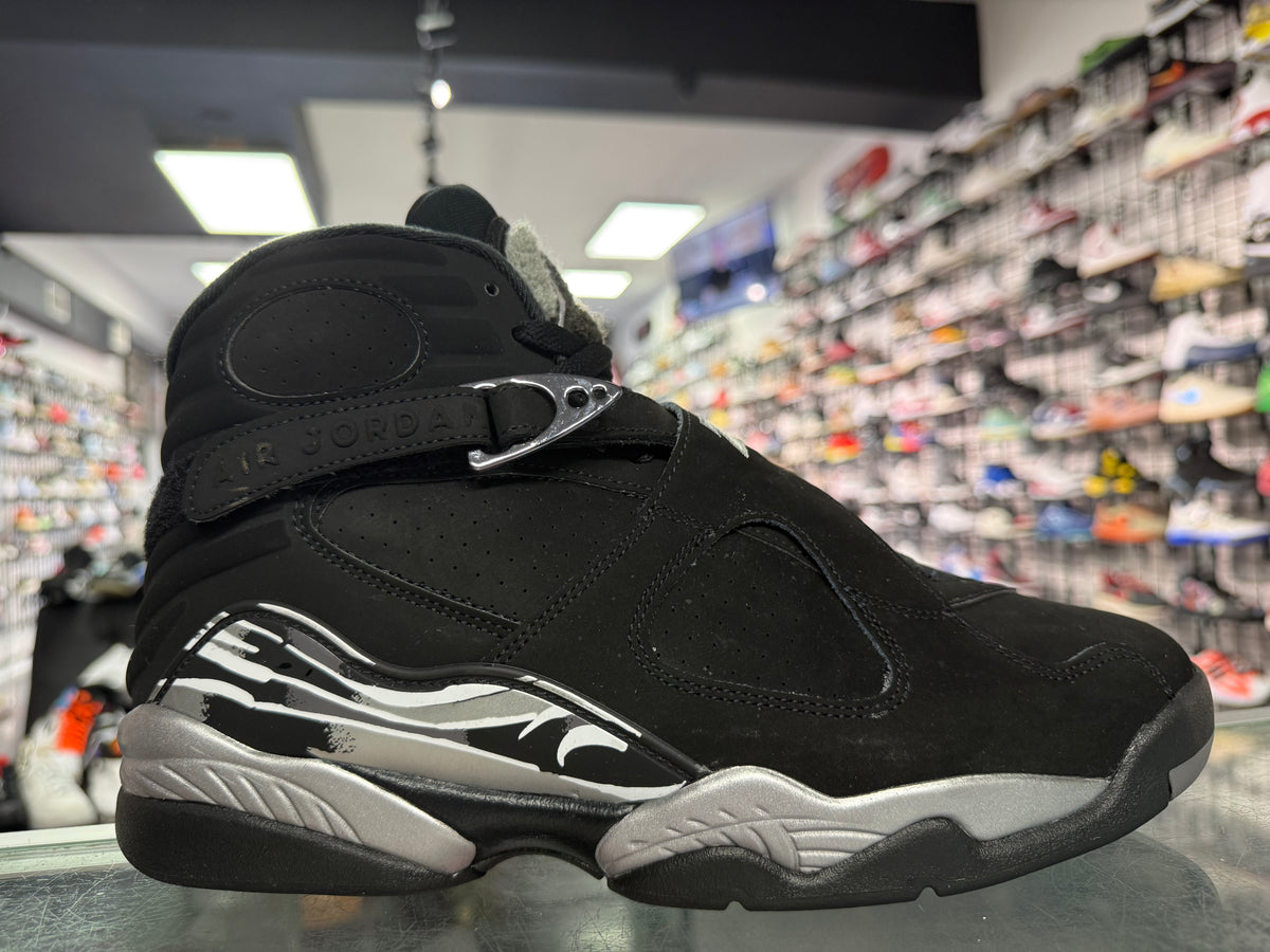 Air Jordan 8 Chrome 2026 sneaker, pre-owned, size 10