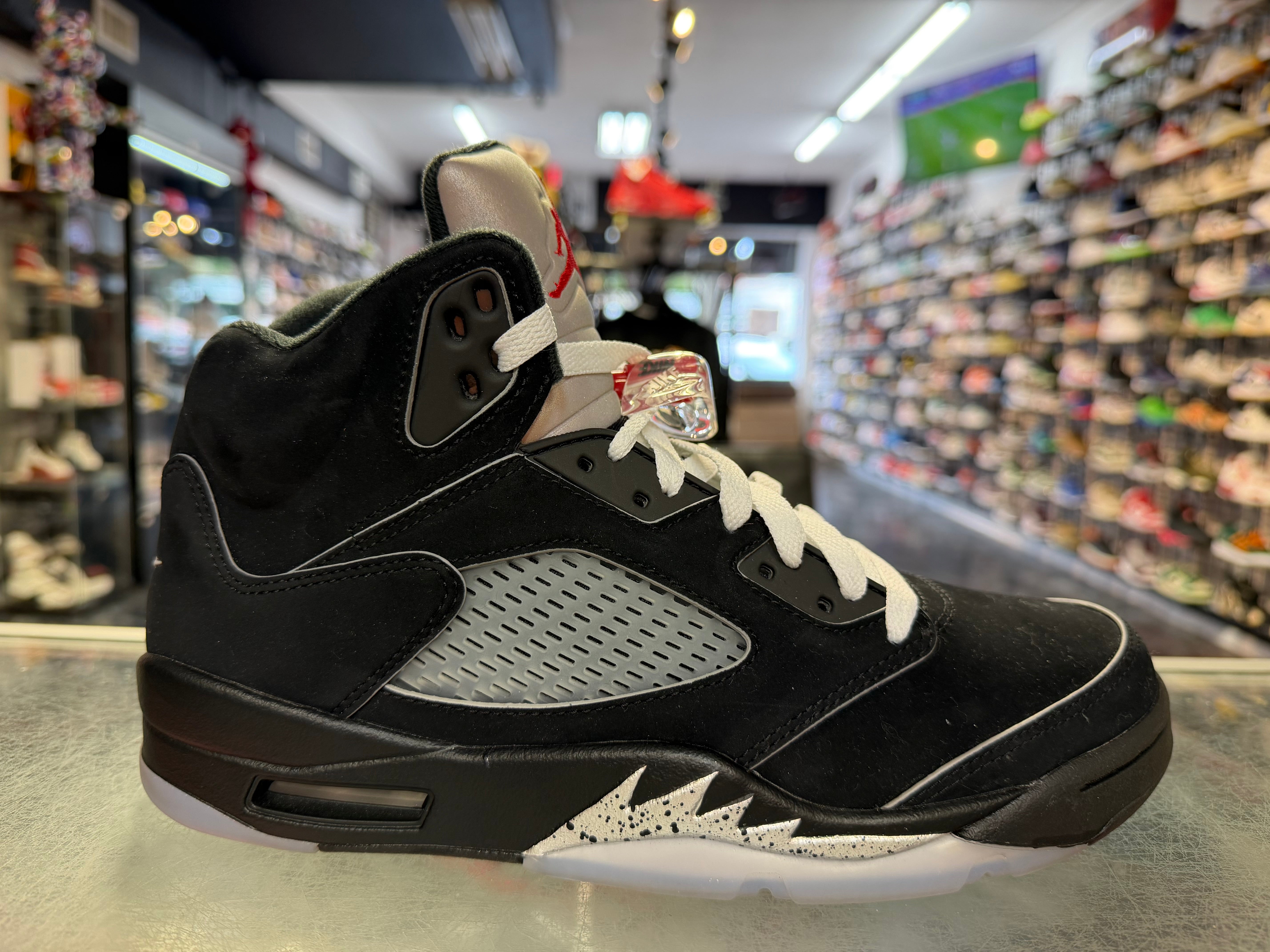 Size 8.5 Air Jordan 5 "Black Metallic Reimagined"