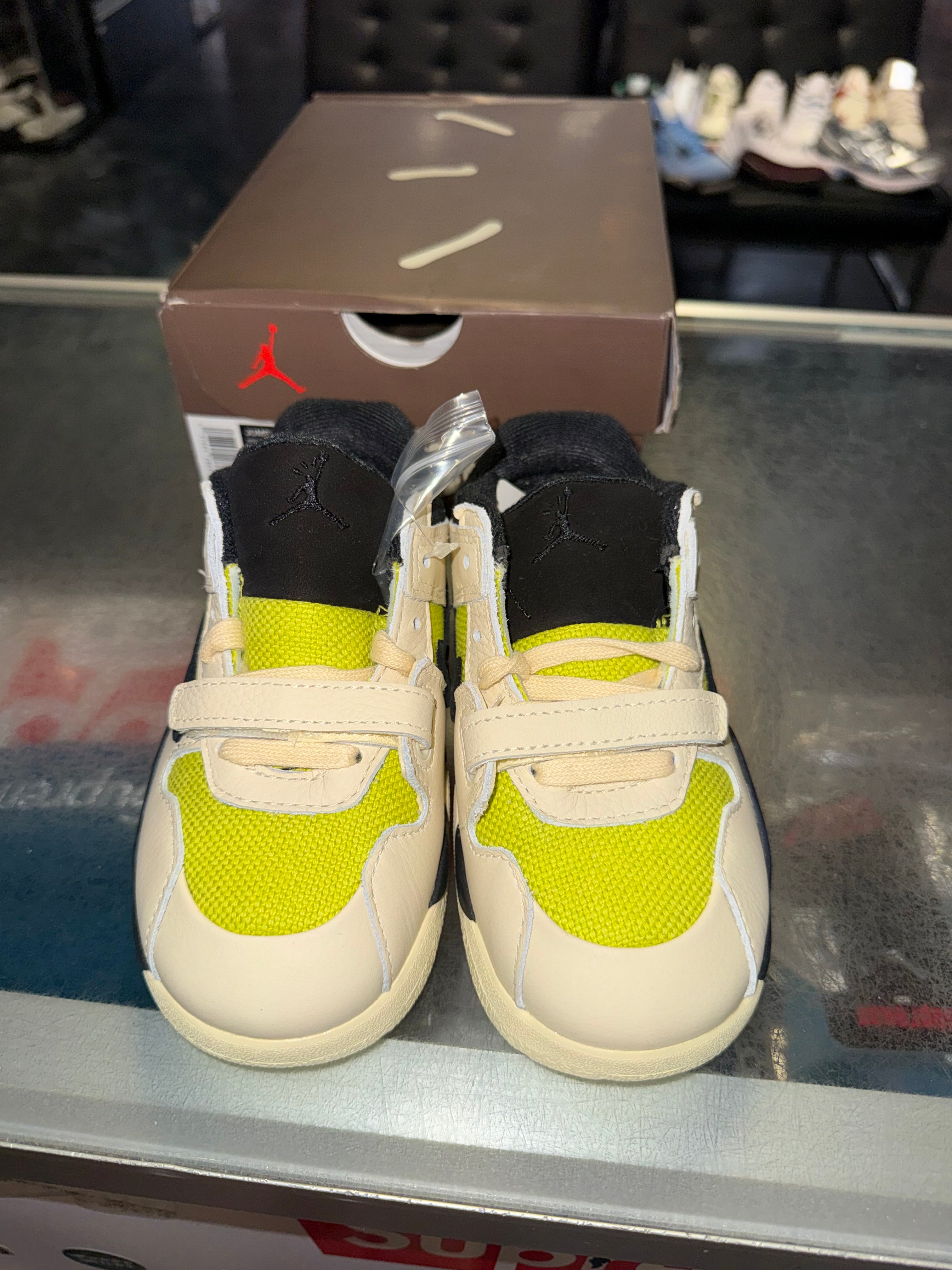Size 10c Jordan Jumpman Jack Travis Scott "Bright Crimson" Brand New (TD)