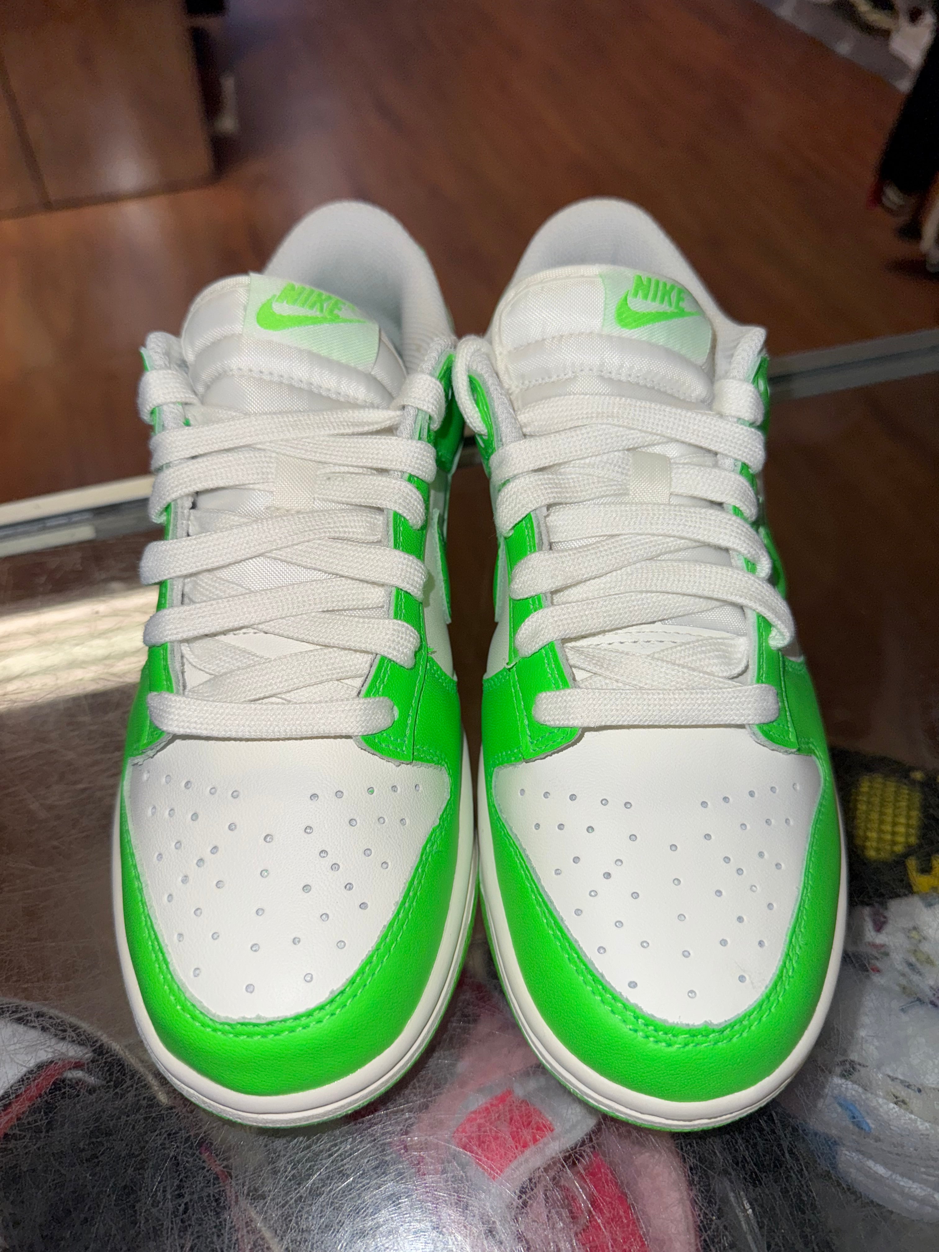 Size 9.5 (11W) Dunk Low "Green Strike" Brand New