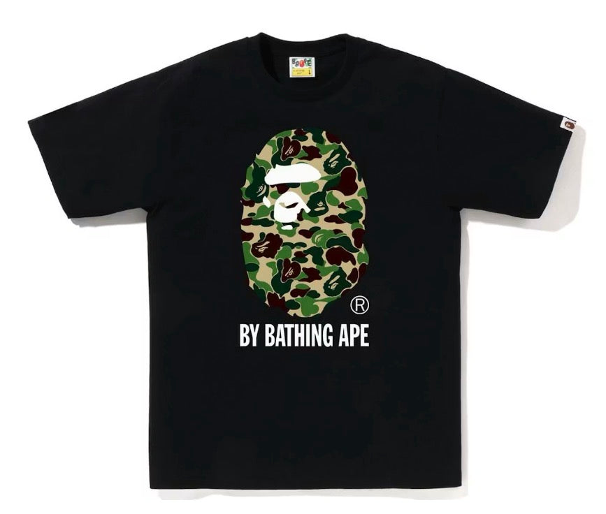 Size L Bape ABC Camo Tee “Black” Brand New