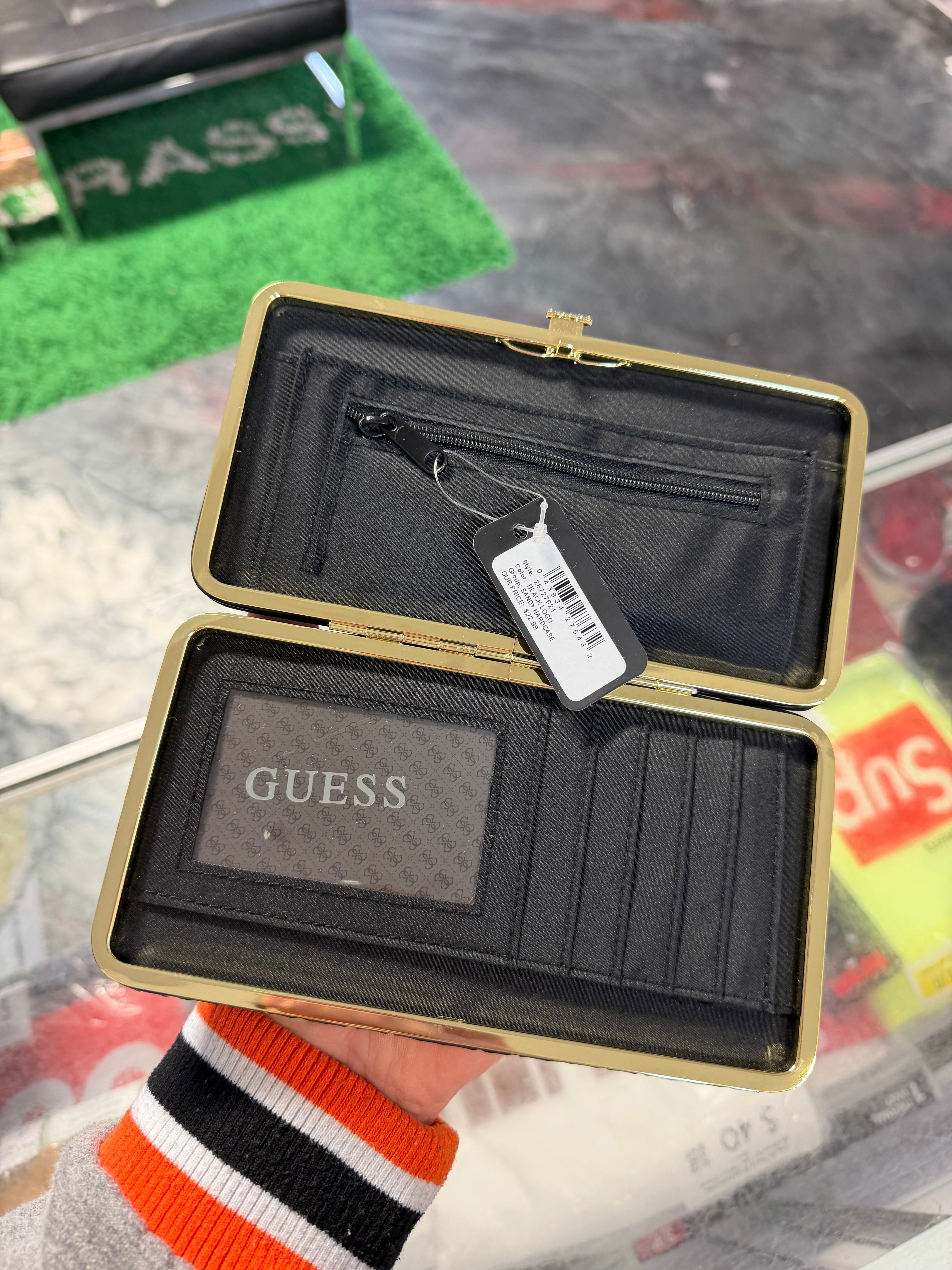 GUESS Sandy Hard Case Black Logo NEW