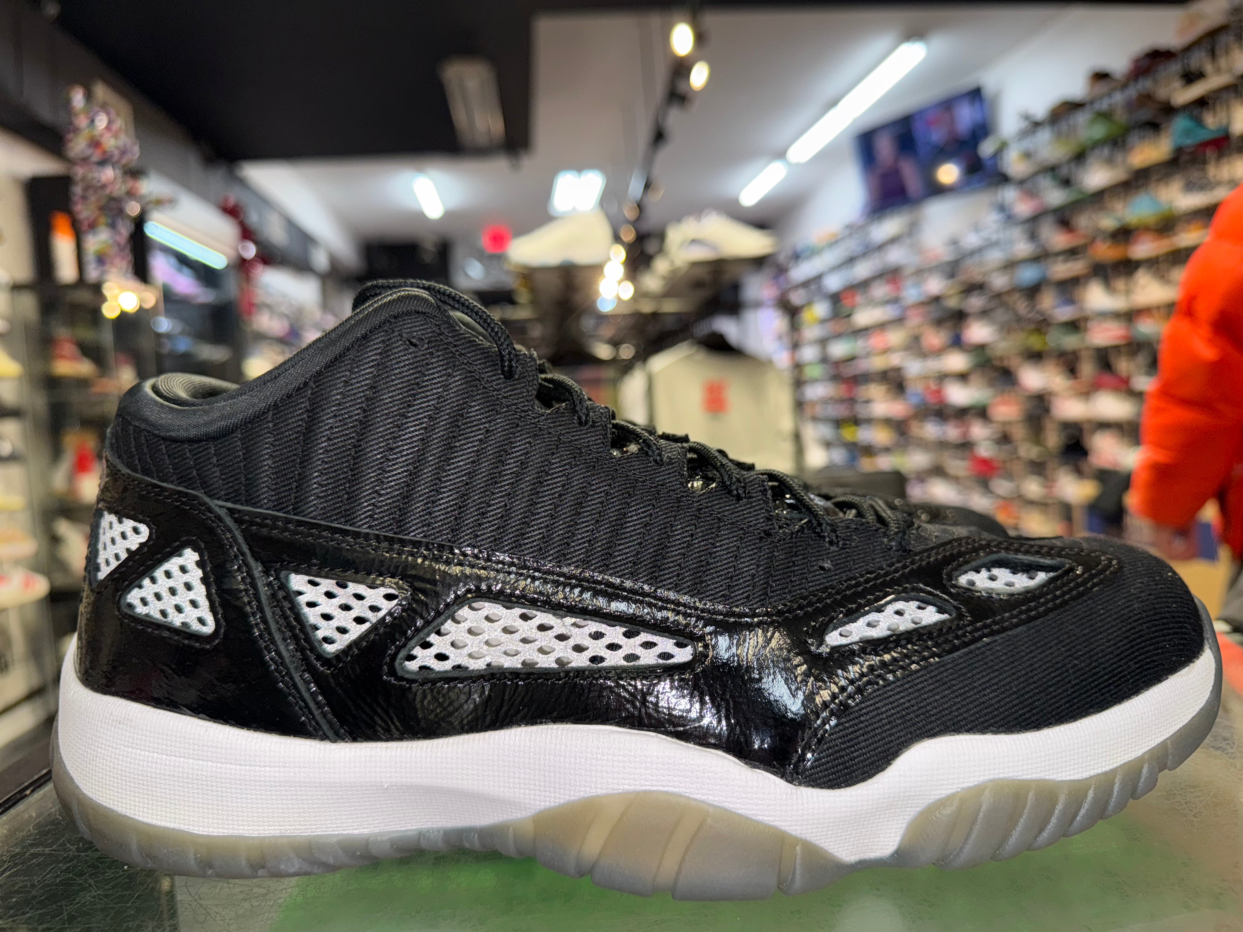 Size 12 Air Jordan 11 Low IE "Craft Black White"