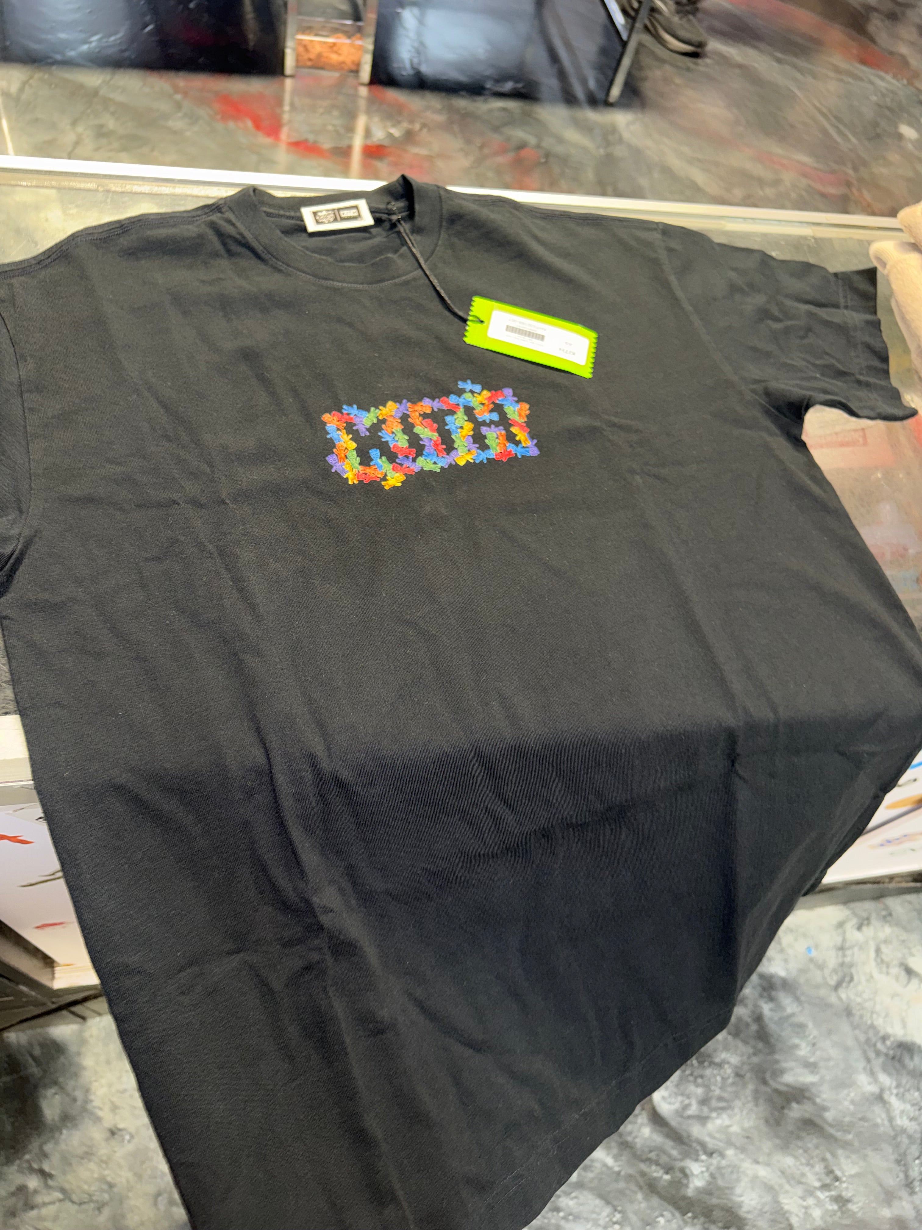 Size XS (Fits S) Kith Sour Patch Kids Candy Tee "Black" Brand New