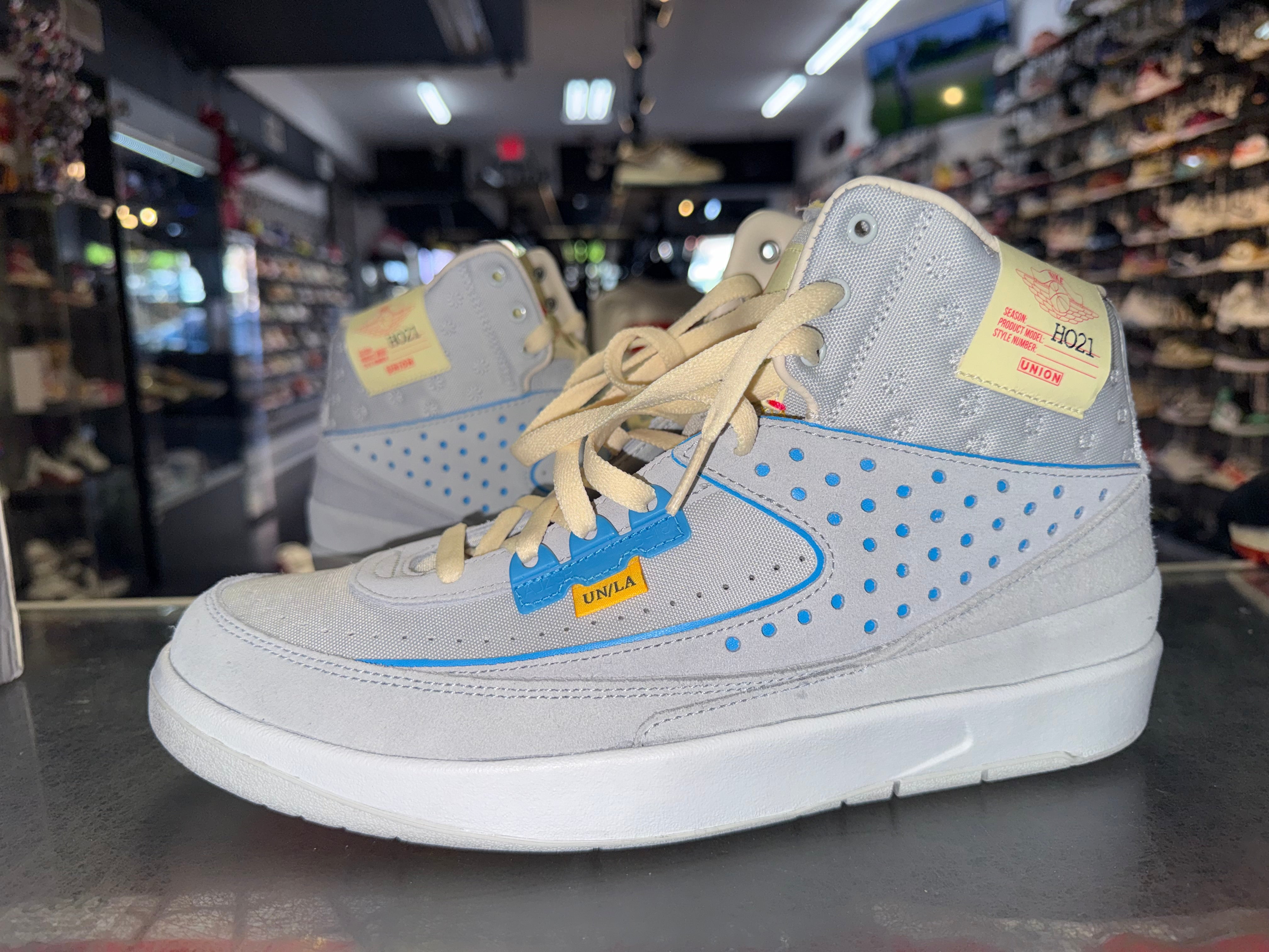 Size 11 Air Jordan 2 Union "Grey Fog"