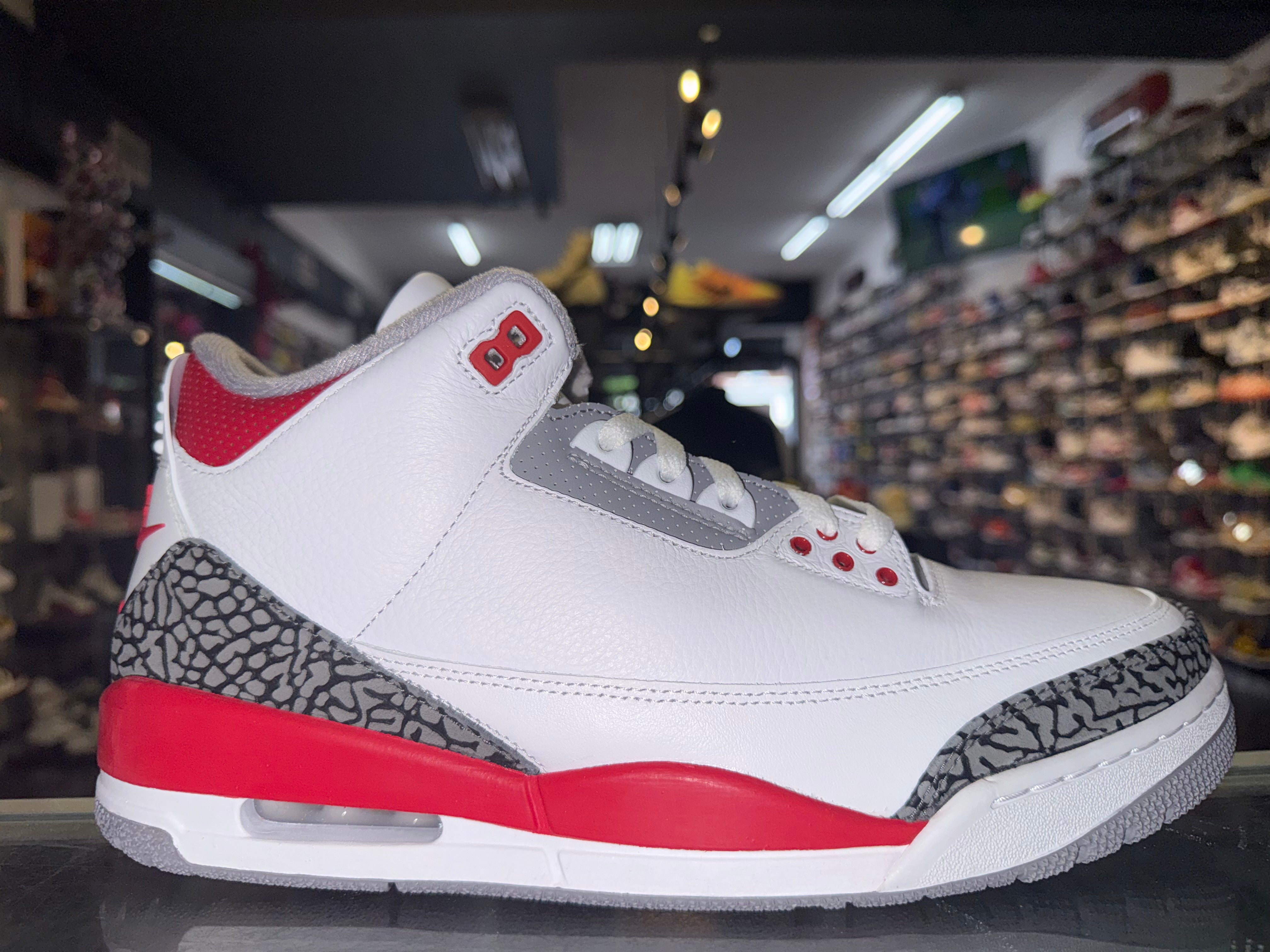Size 8 Air Jordan 3 "Fire Red" Brand New