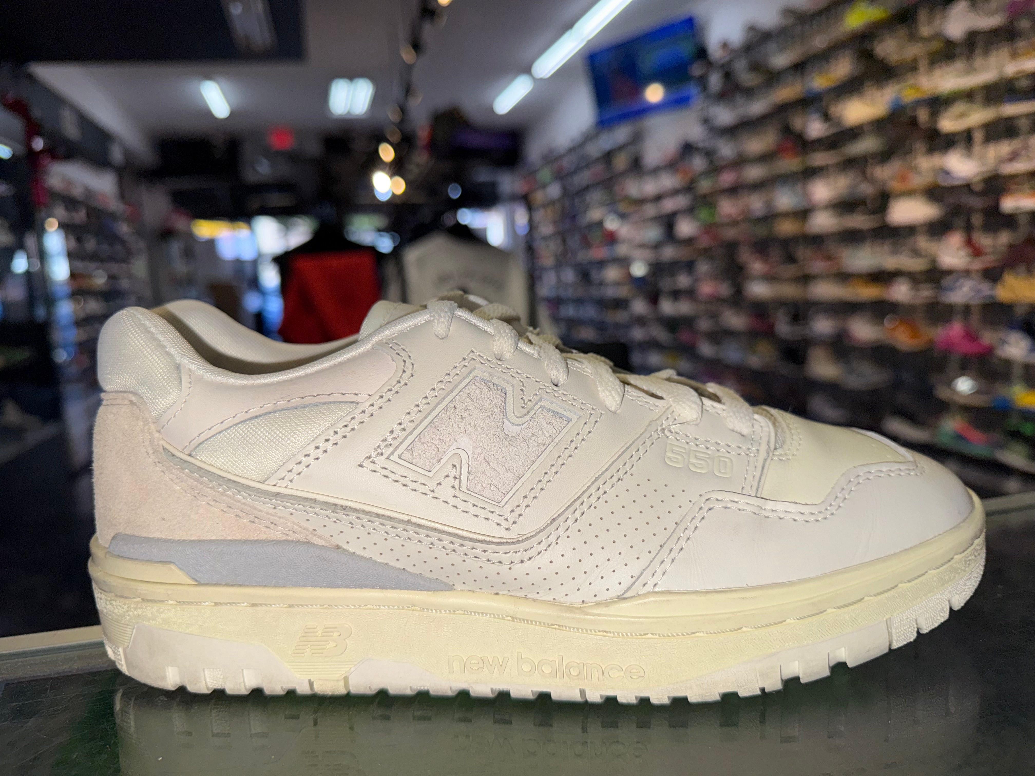 Size 7 New Balance 550 Aime Leon Dore “White Leather”