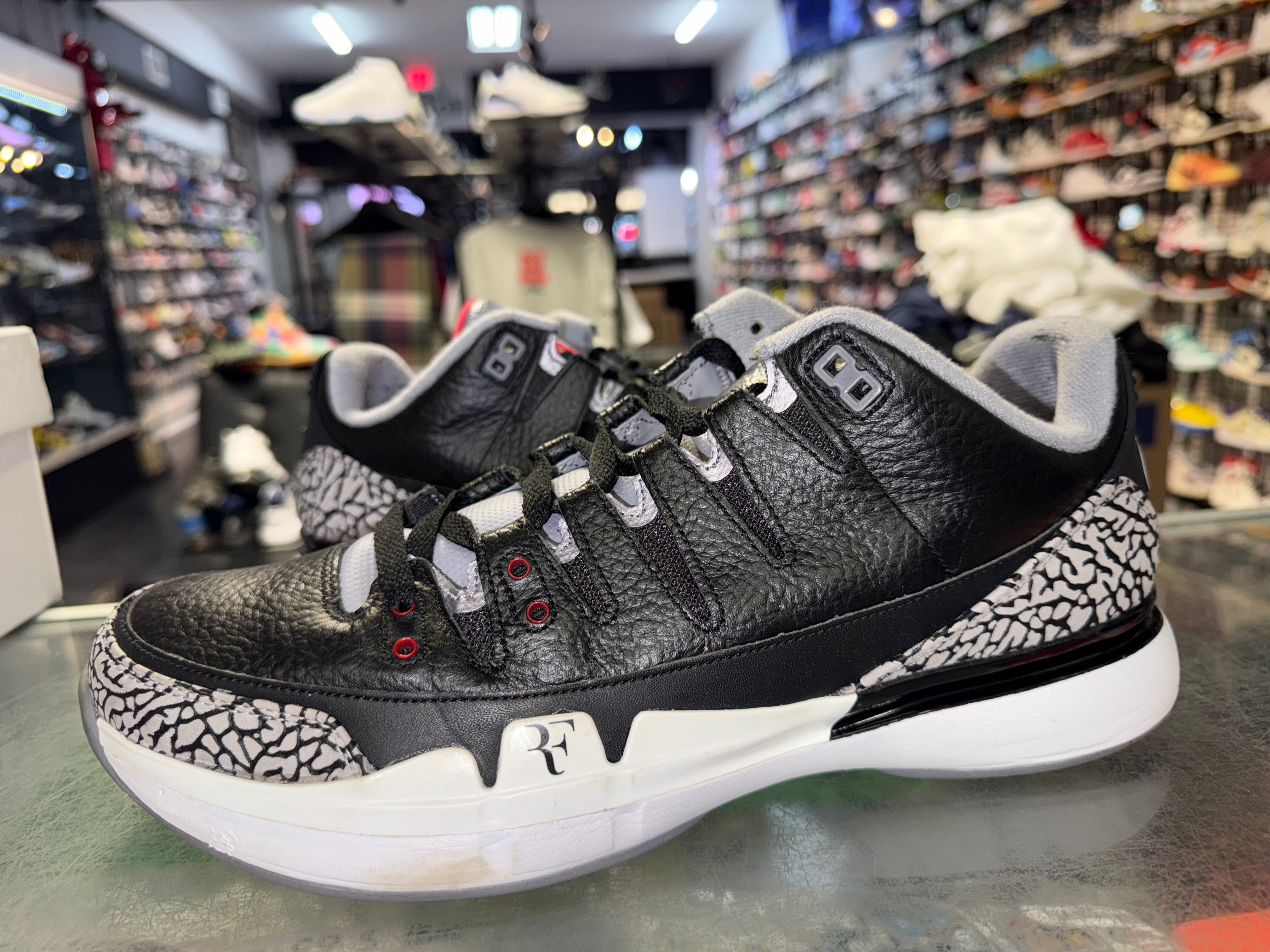 Size 11 Zoom Vapor AJ 3 "Black Cement"