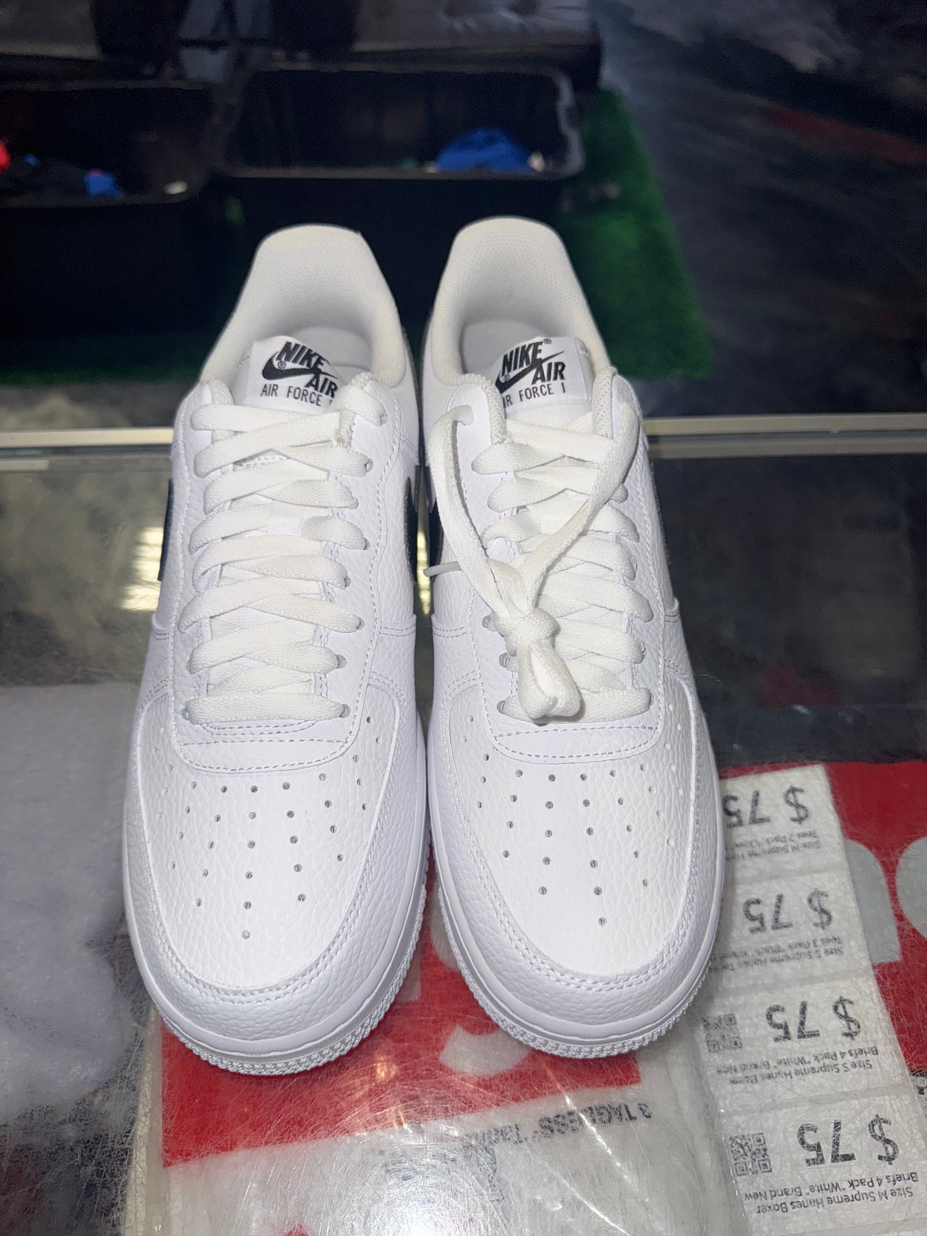 Size 7.5 Air Force 1 “White/Black” Brand New