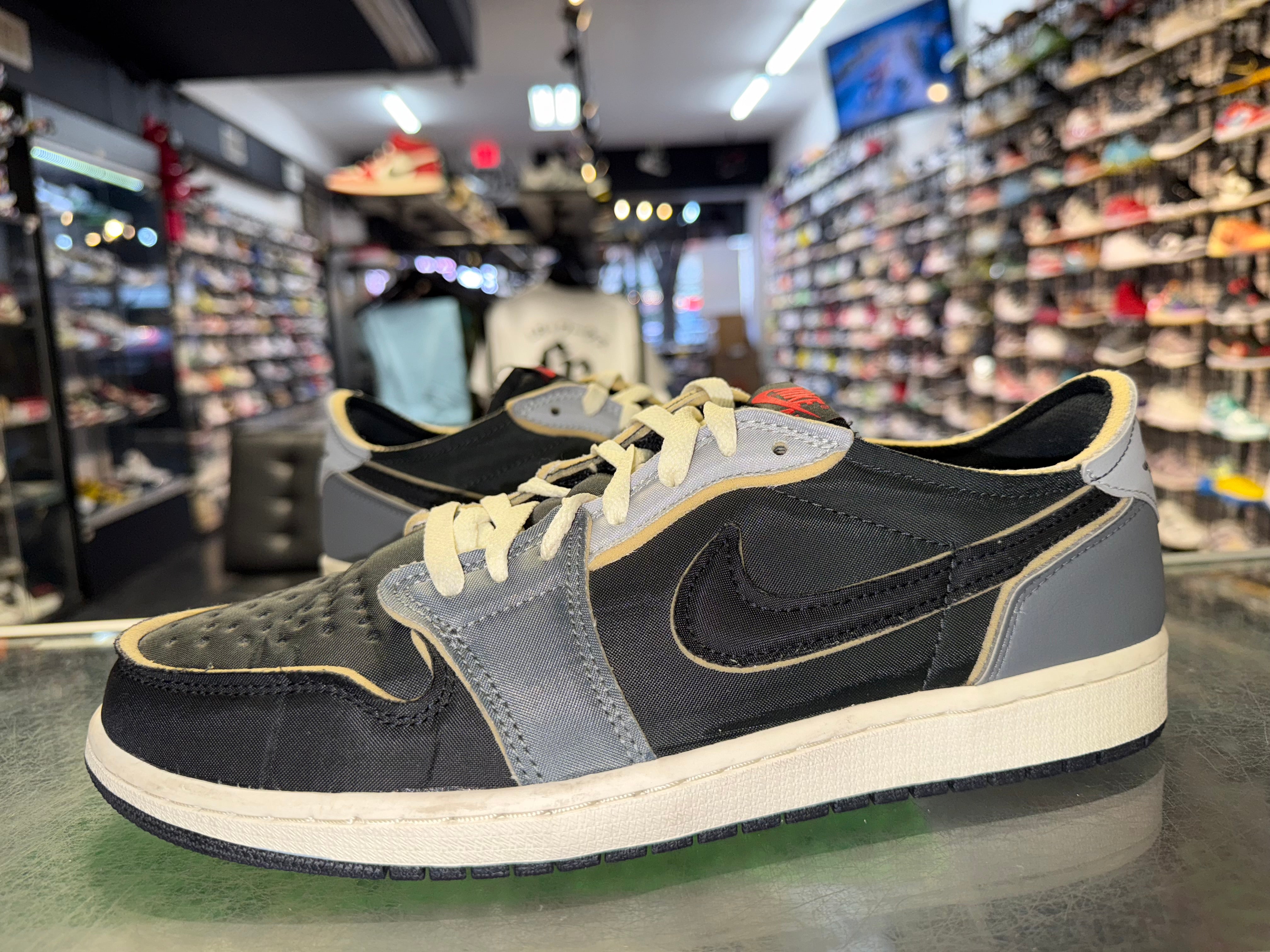 Size 11 Air Jordan 1 Low OG EX "Black Smoke Grey"