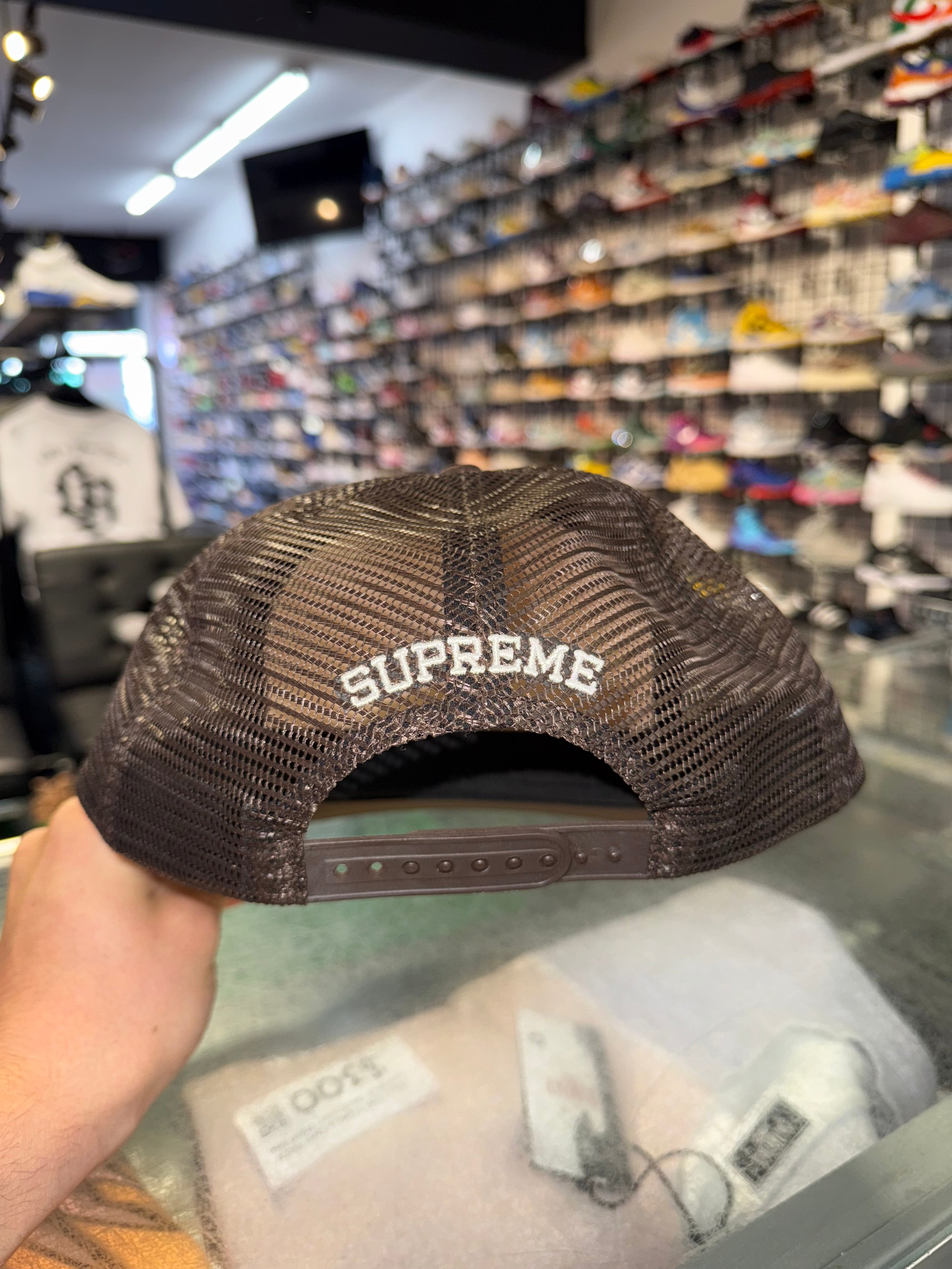 Size OS Supreme Anti Hero SnapBack Hat “Brown”