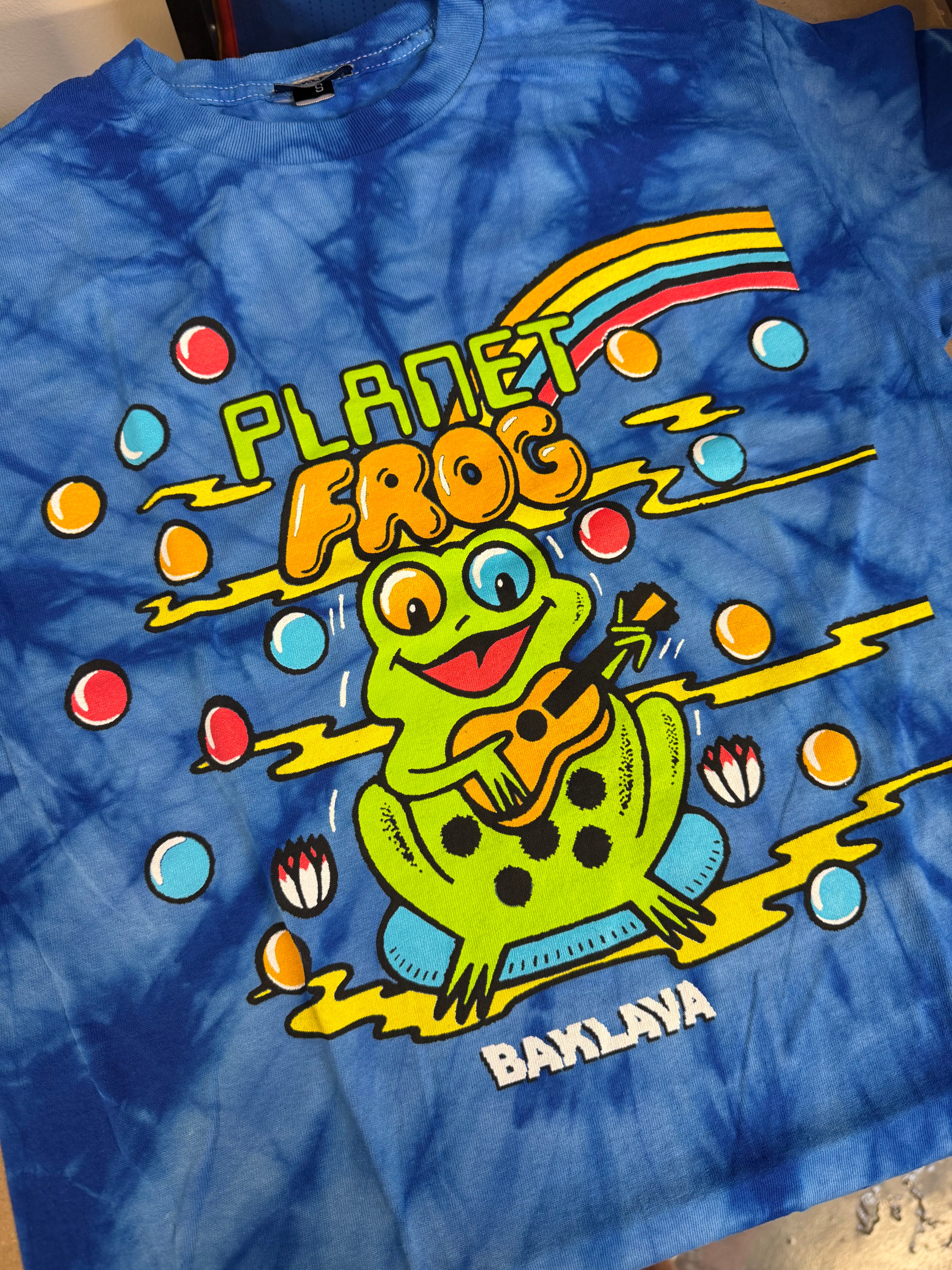 Size S Action Bronson Planet Frog "Tye Dye" Brand New