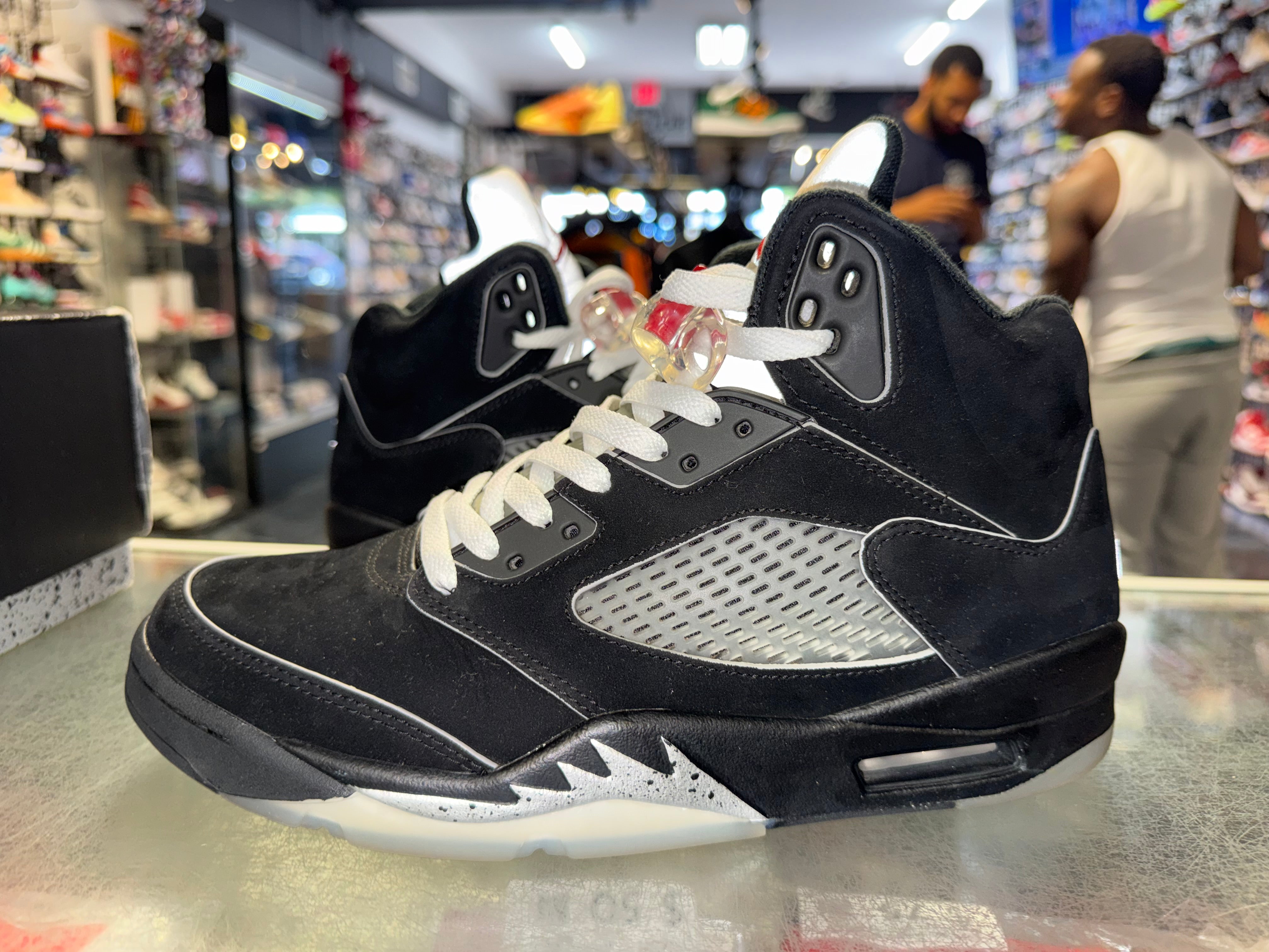 Size 9 Air Jordan 5 "Black Metallic Reimagined"