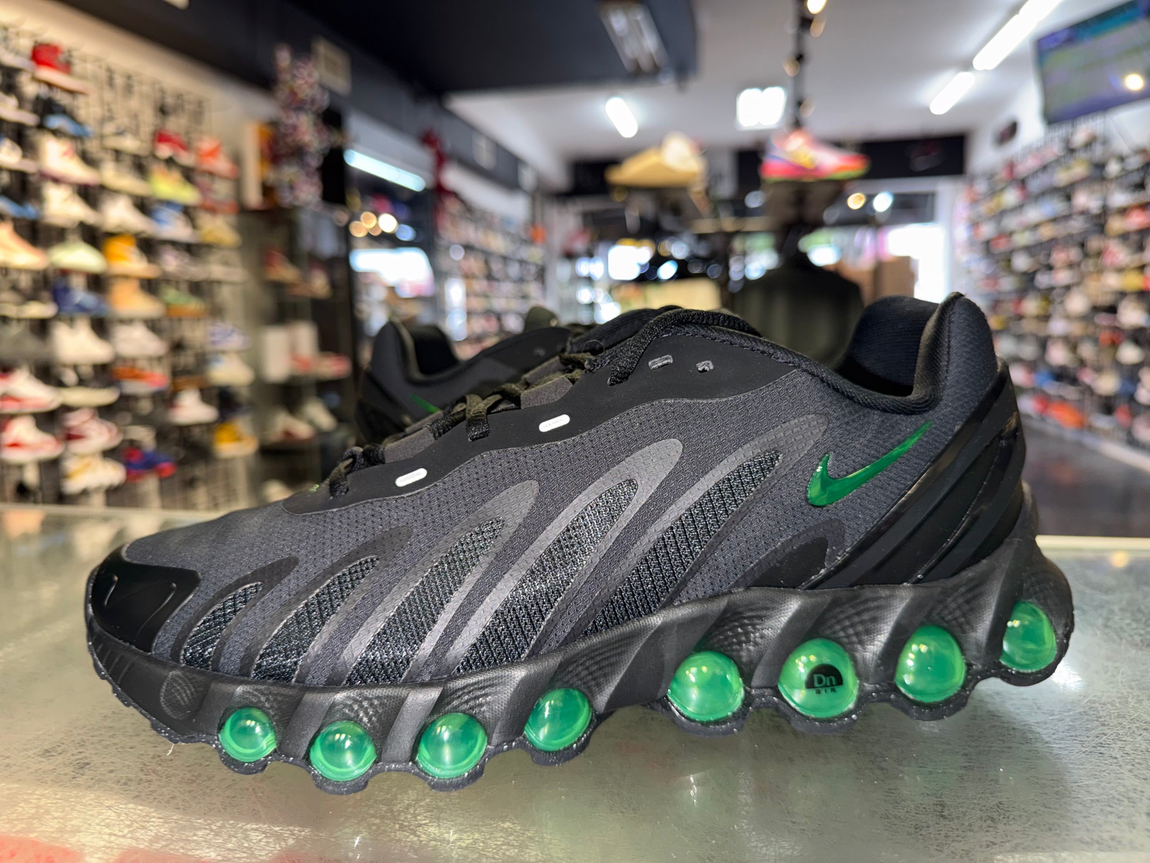 Size 9 Air Max Dn8 "Black Green Smoke Grey"