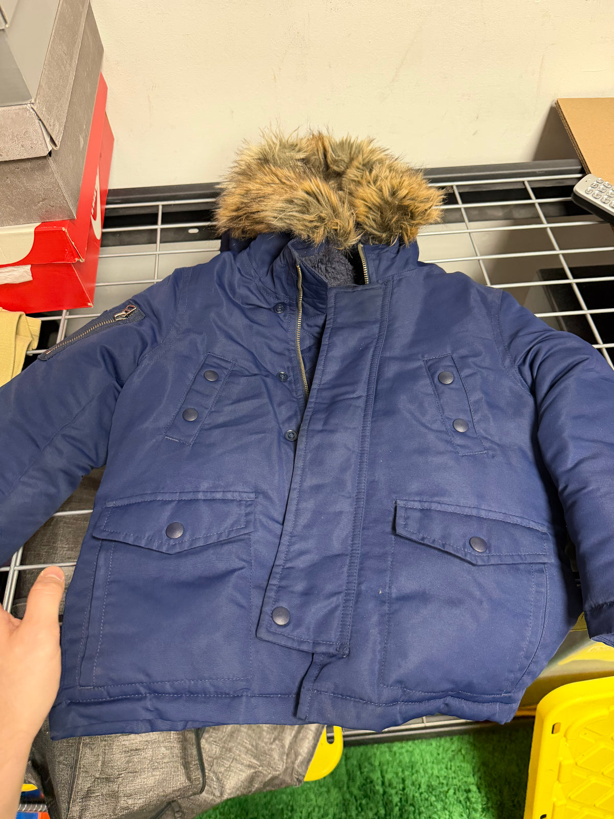 Size Kids 5T Polo Ralph Lauren Jacket "Blue Brown"