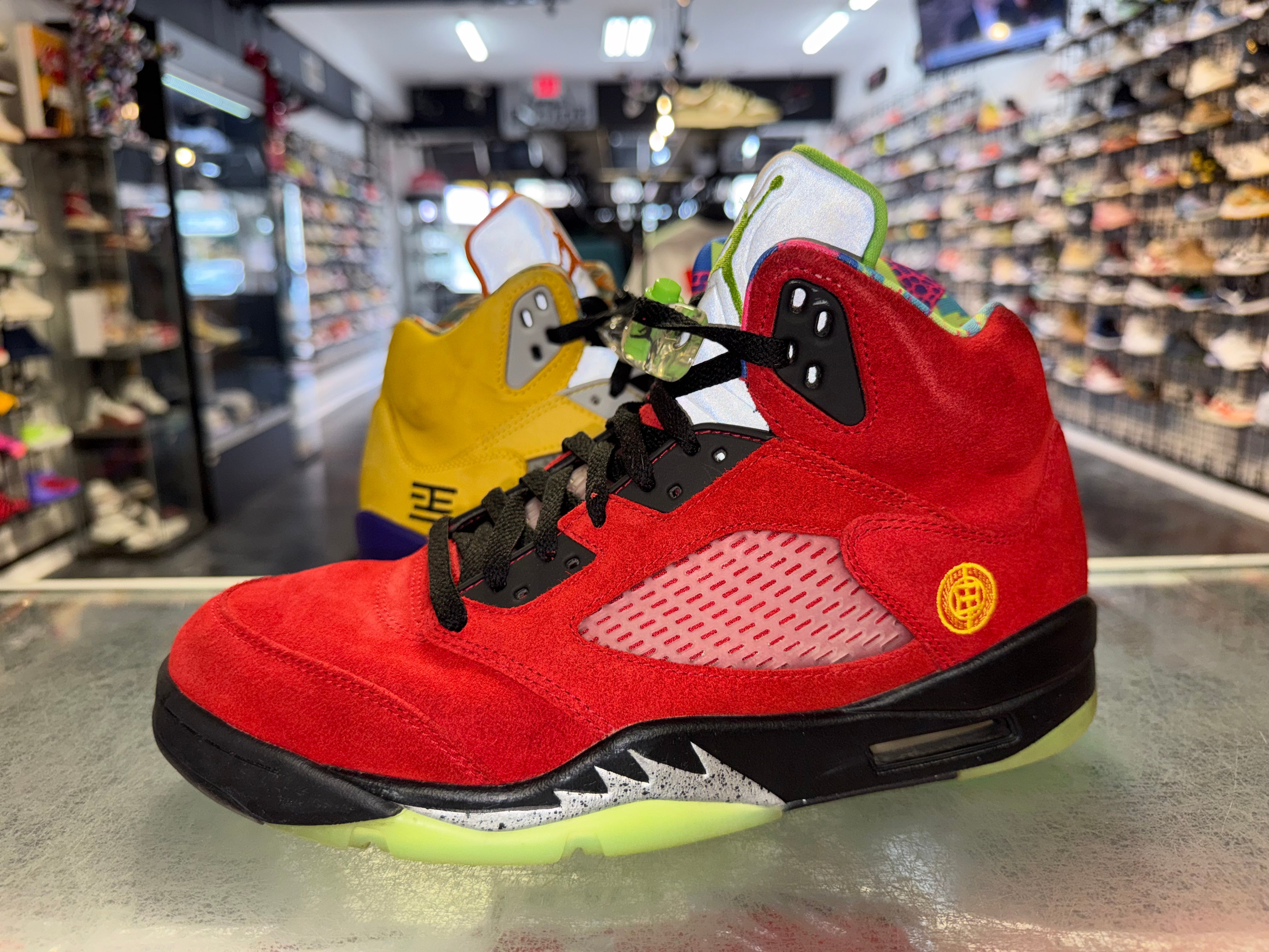 Size 9 Air Jordan 5 "What The"