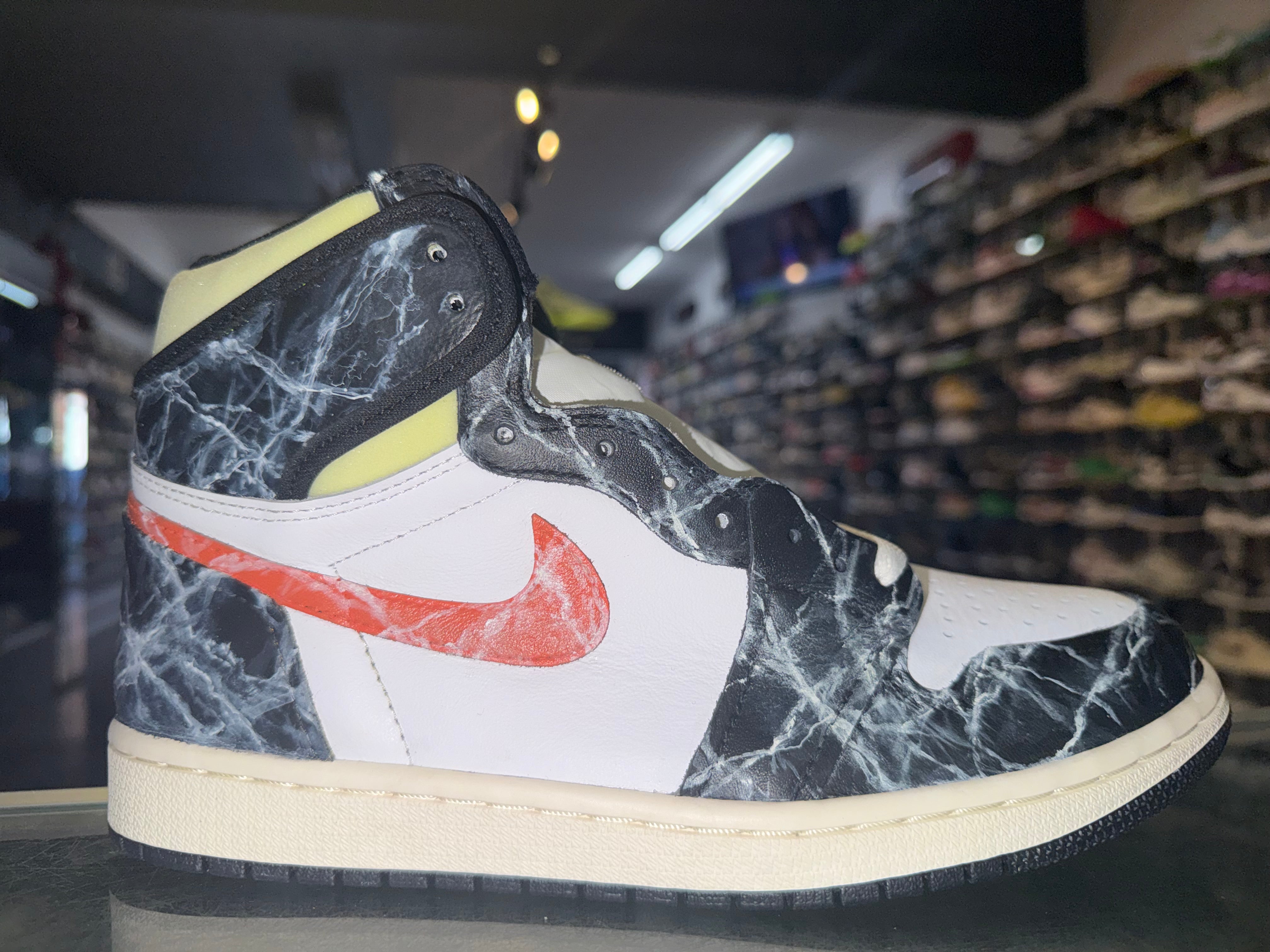 Size 8 Air Jordan 1 “Volt Gold (CUSTOM)” Brand New