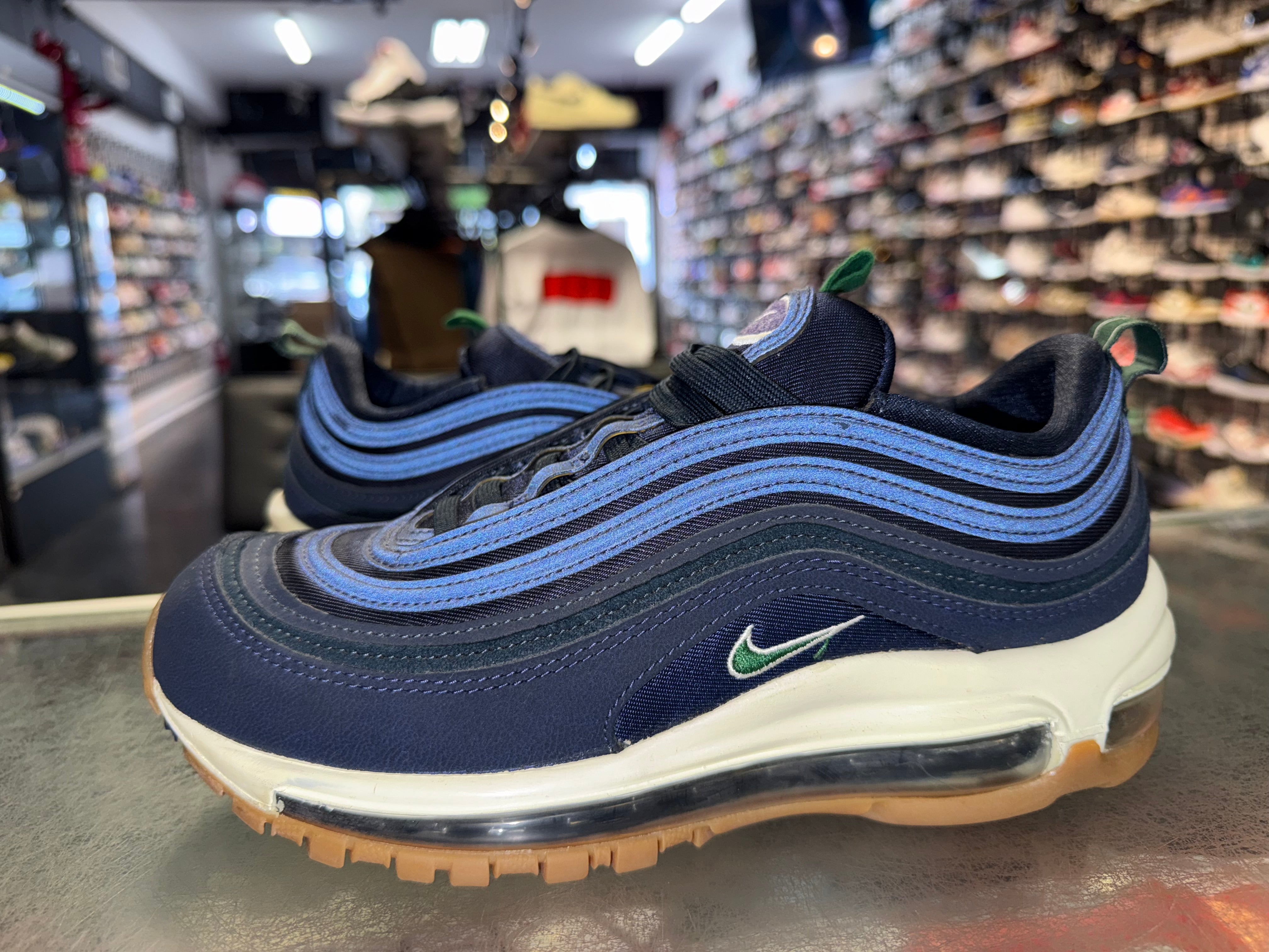Size 6 (7.5W) Air Max 97 “Navy/Gum”