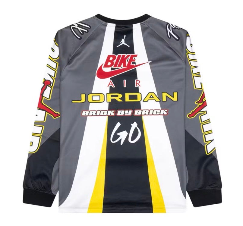 Size S (Fits M) Jordan Nigel Sylvester Brick by Brick Jersey “Iron” Worn 1x