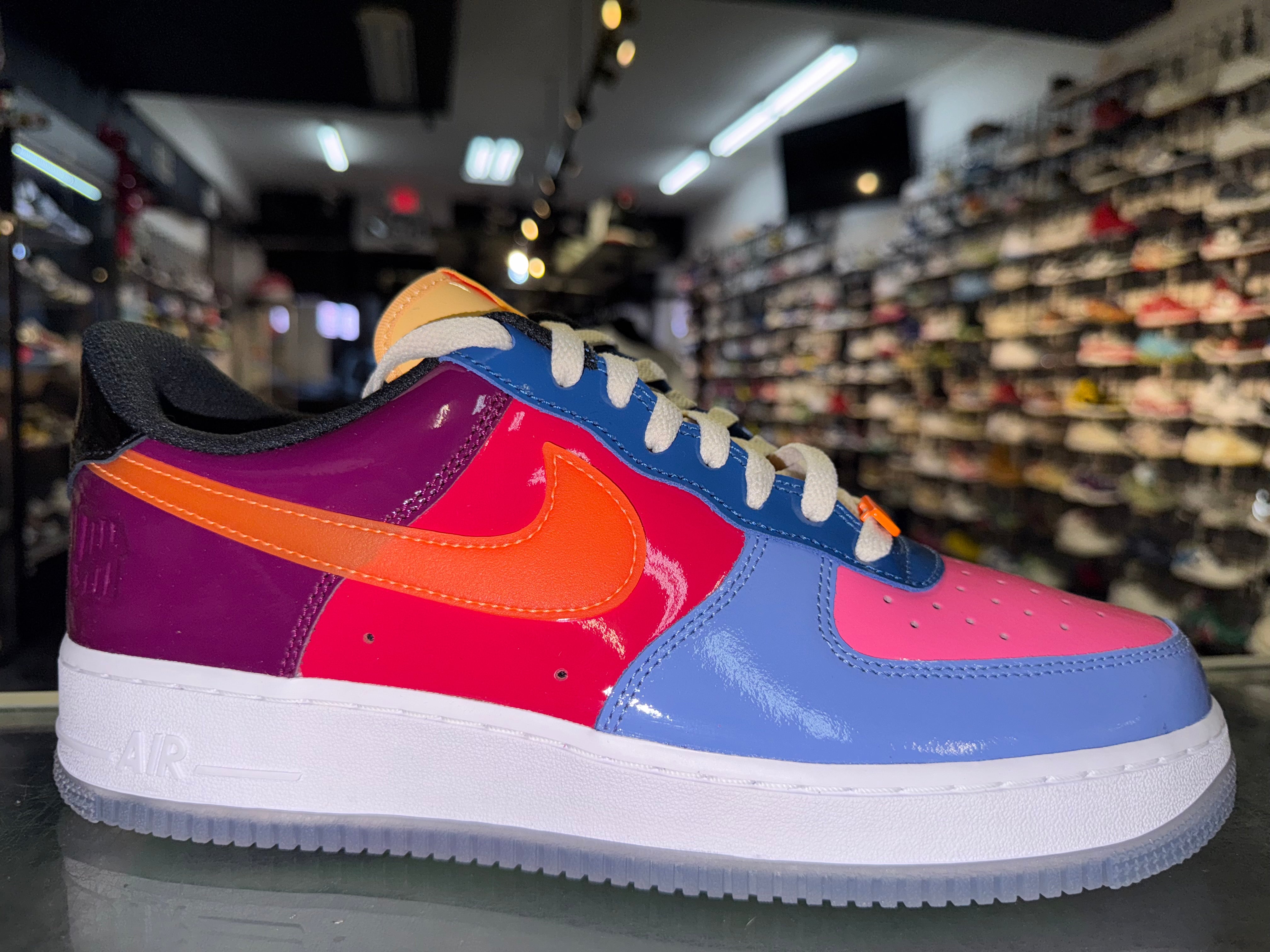 Size 11 Air Force 1 Undefeated "Multi Patent Total Orange" Brand New