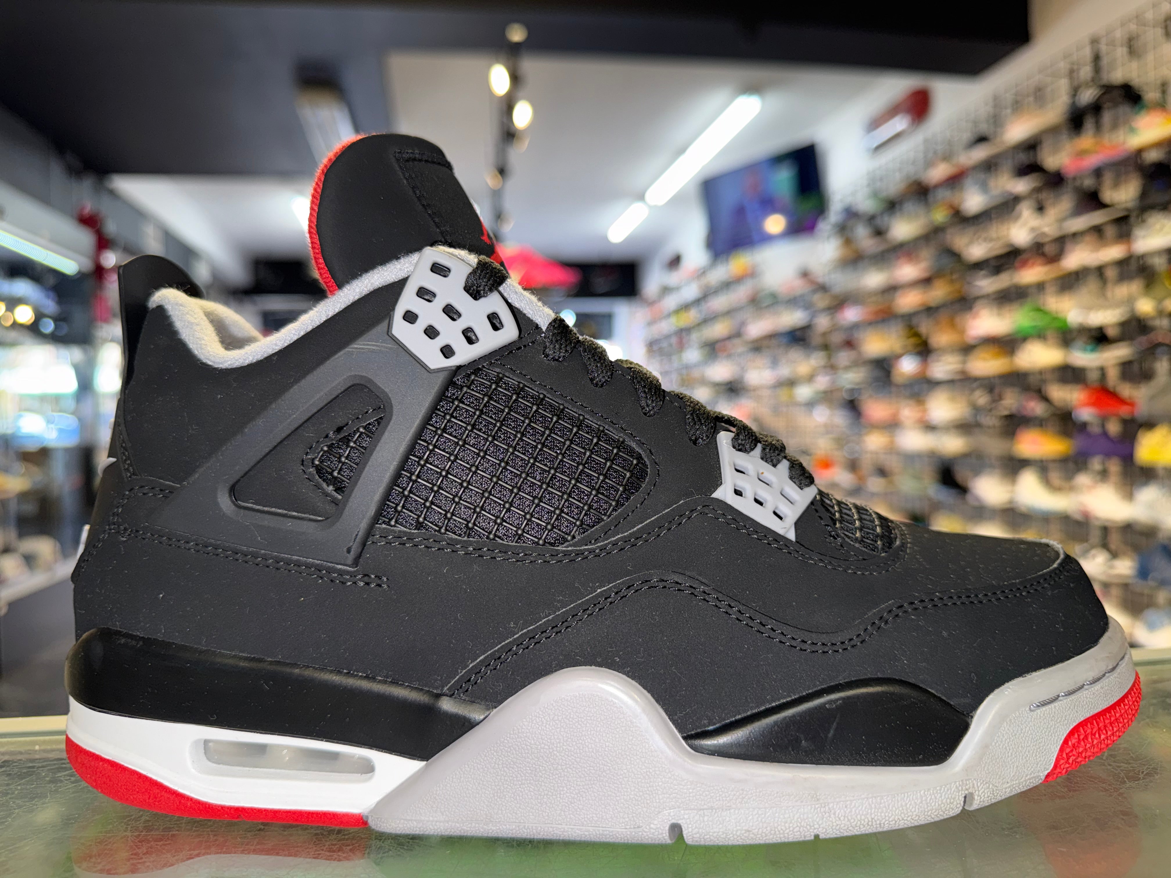 Size 9 Air Jordan 4 "Bred" 2019