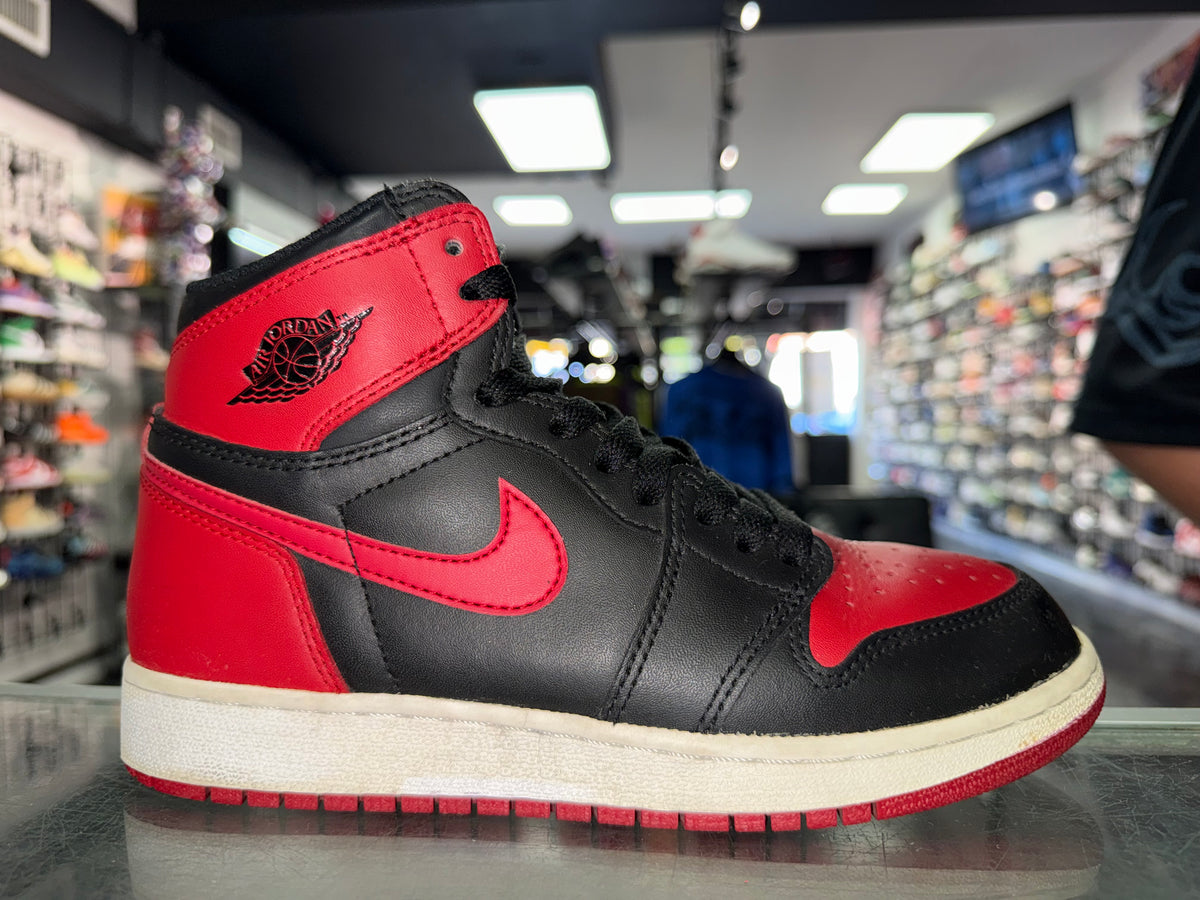 Size 4.5y Air Jordan 1 "Banned" 2016