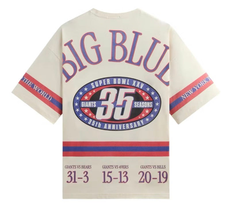 Size M Kith x NFL NY Giants Victory Tee “Sand”