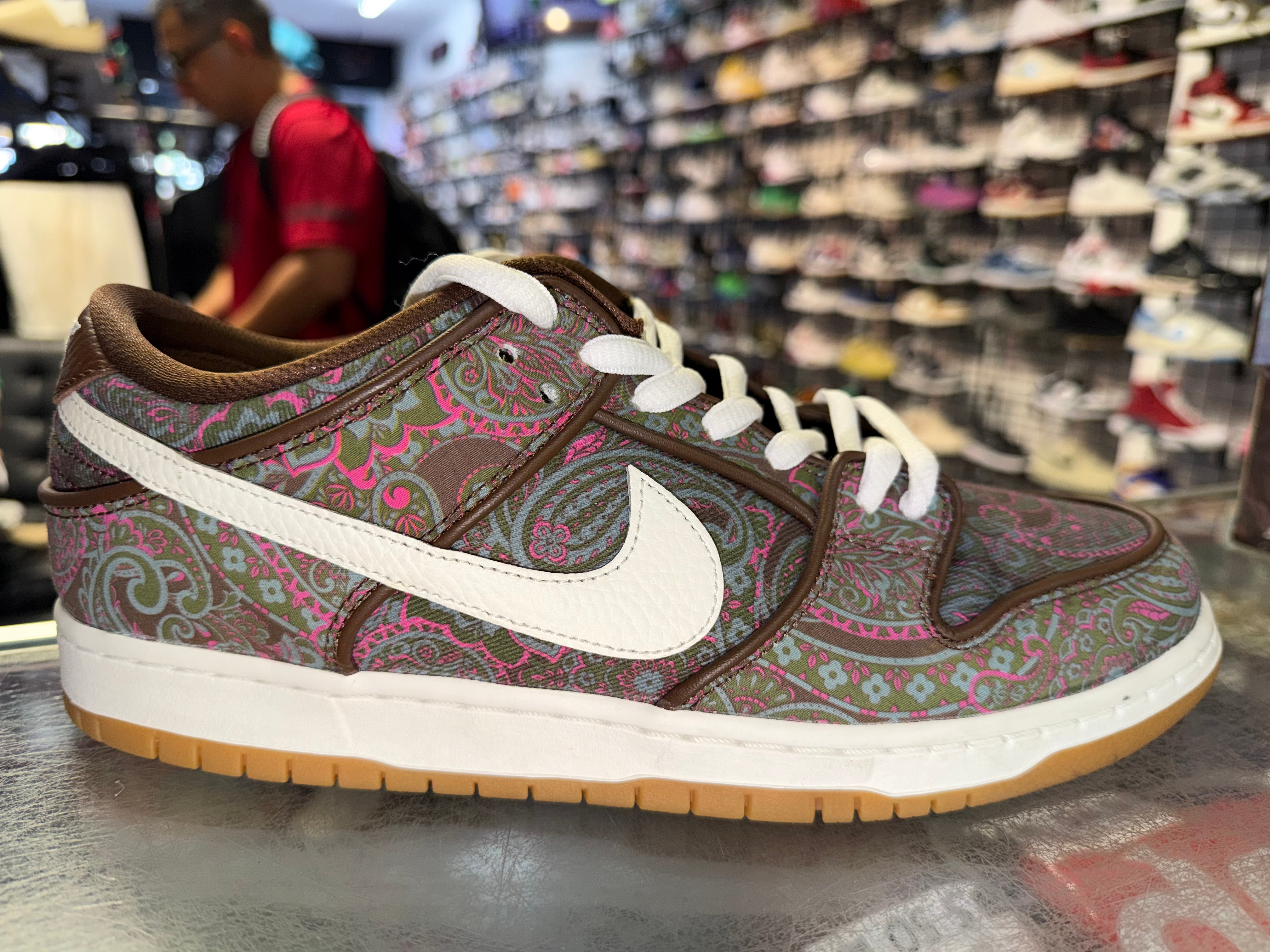 Size 10.5 Dunk Low SB "Paisley Brown"