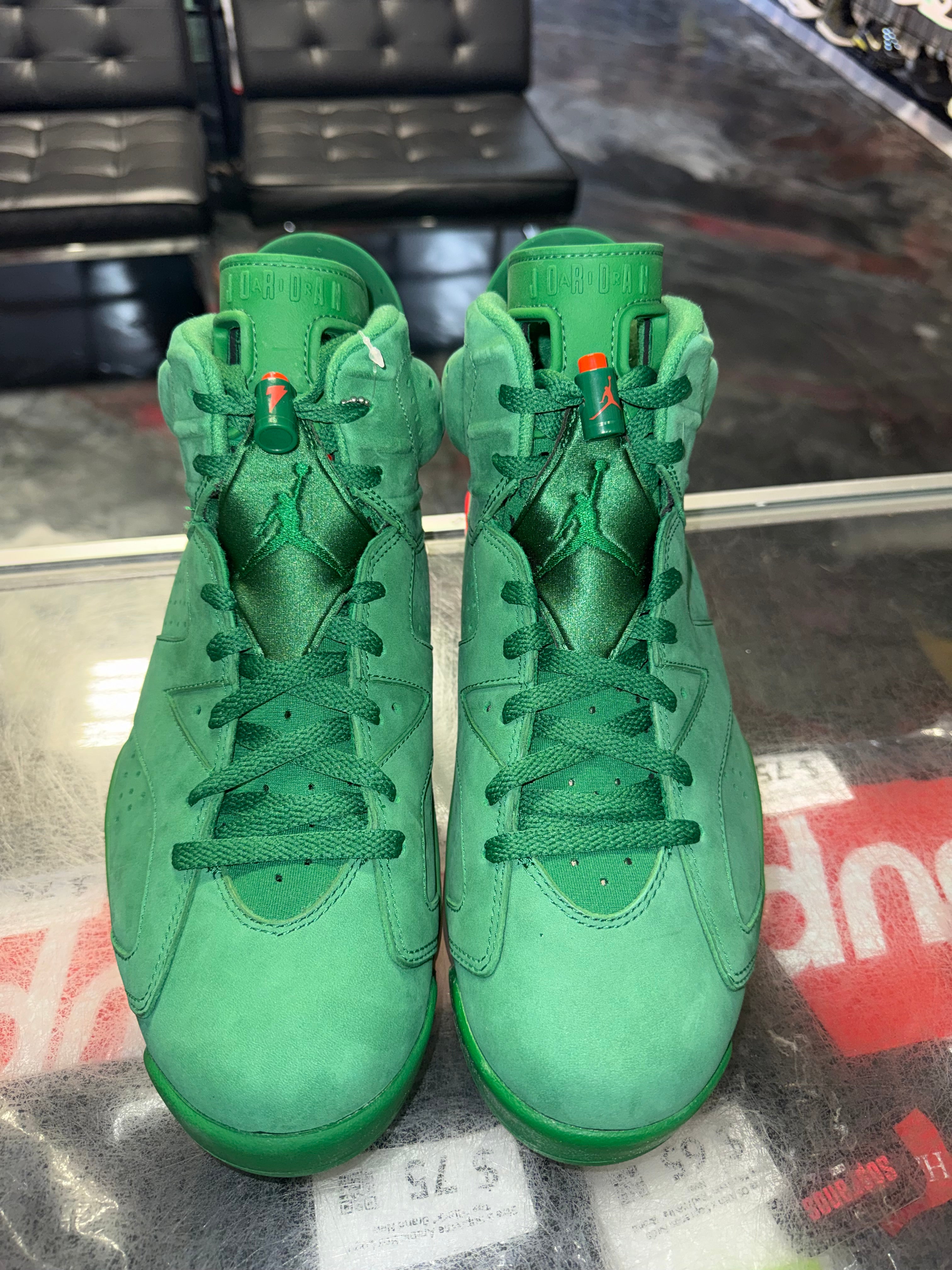 Size 11 Air Jordan 6 Gatorade “Green” Brand New