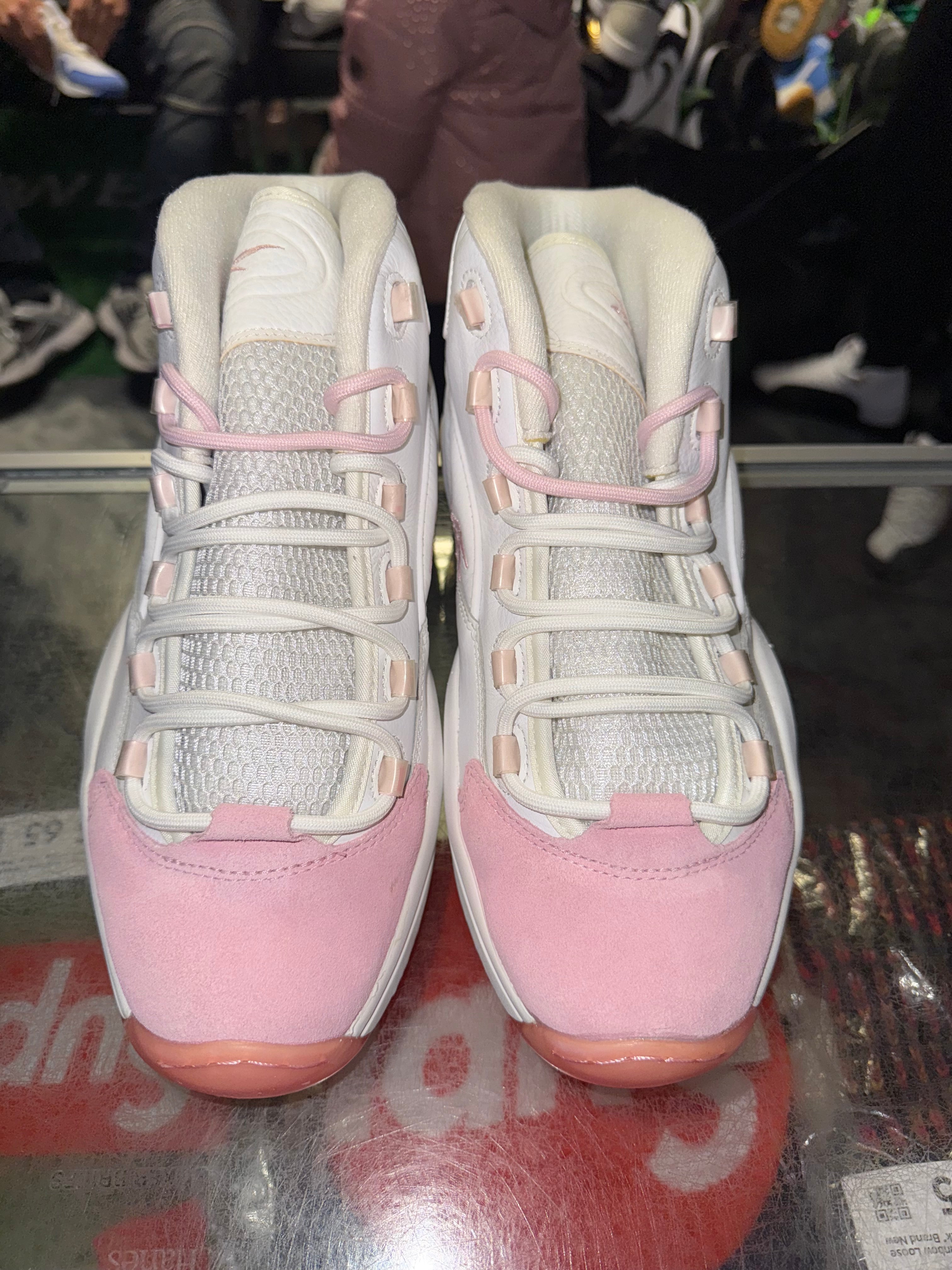 Size 11.5 Reebok Question Mid "Pink Toe" Brand New