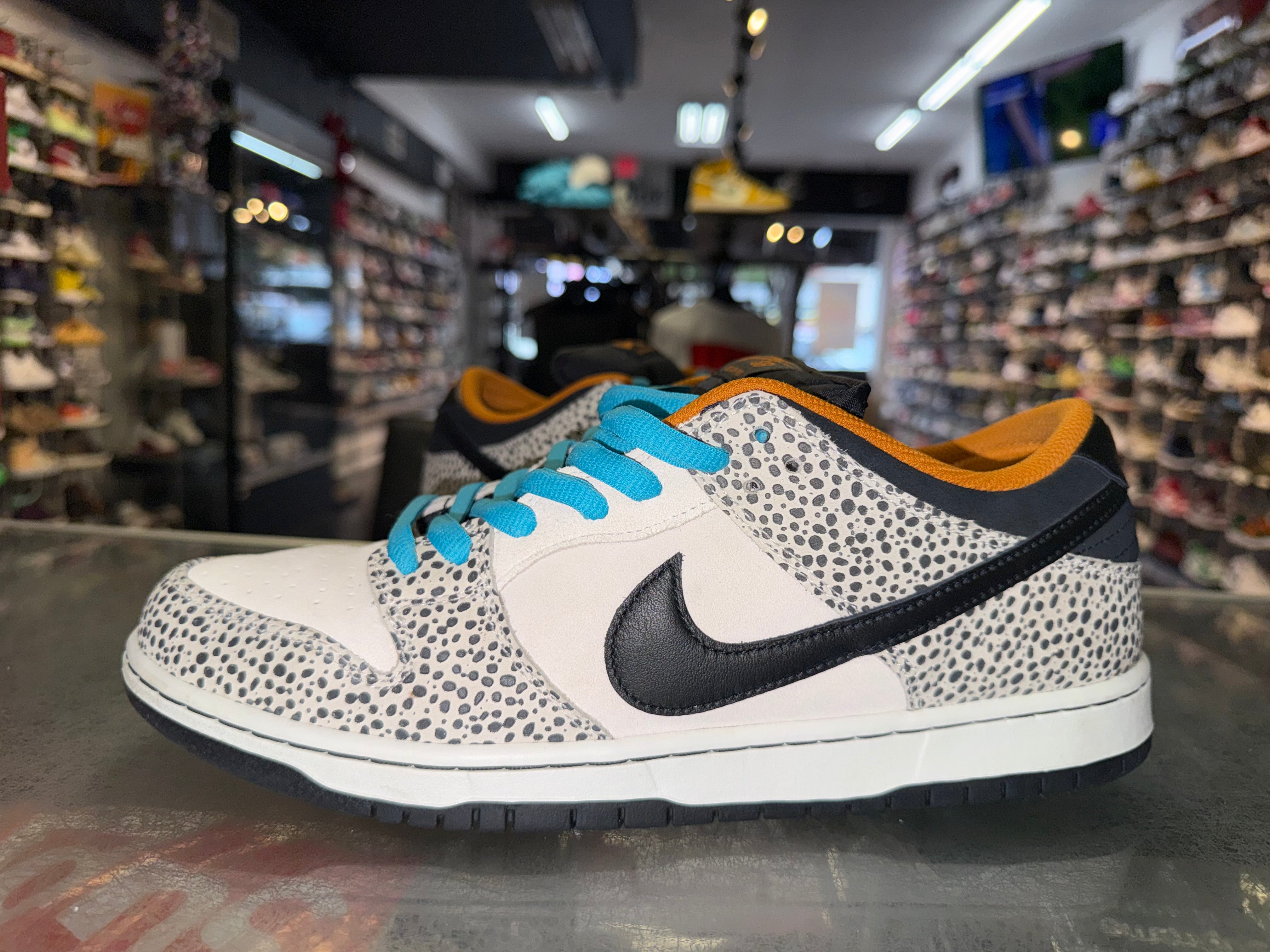 Size 13 Dunk Low SB “Olympic Safari”