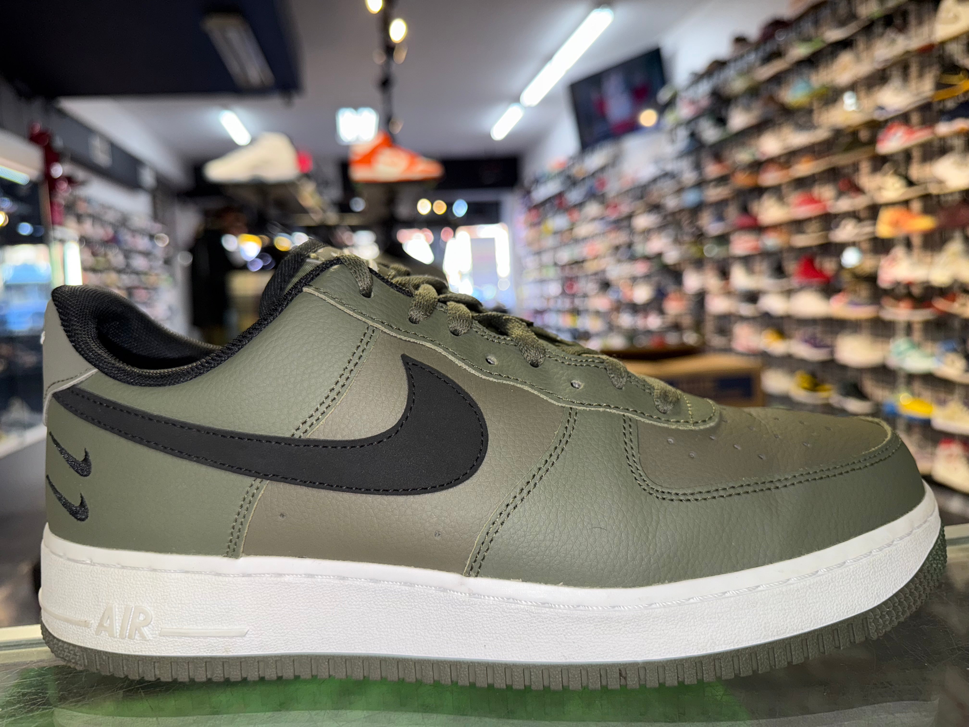 Size 11.5 Air Force 1 "Olive Black Double Swoosh"