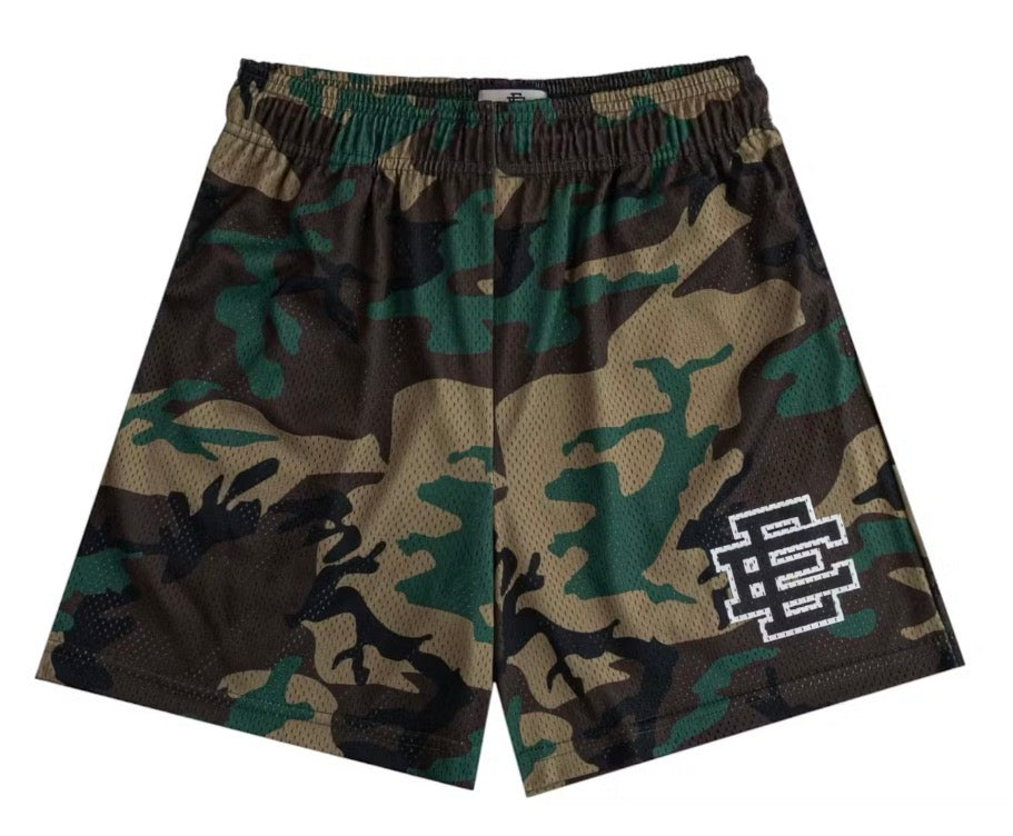 Size M Eric Emanuel EE Shorts “Camo” Brand New