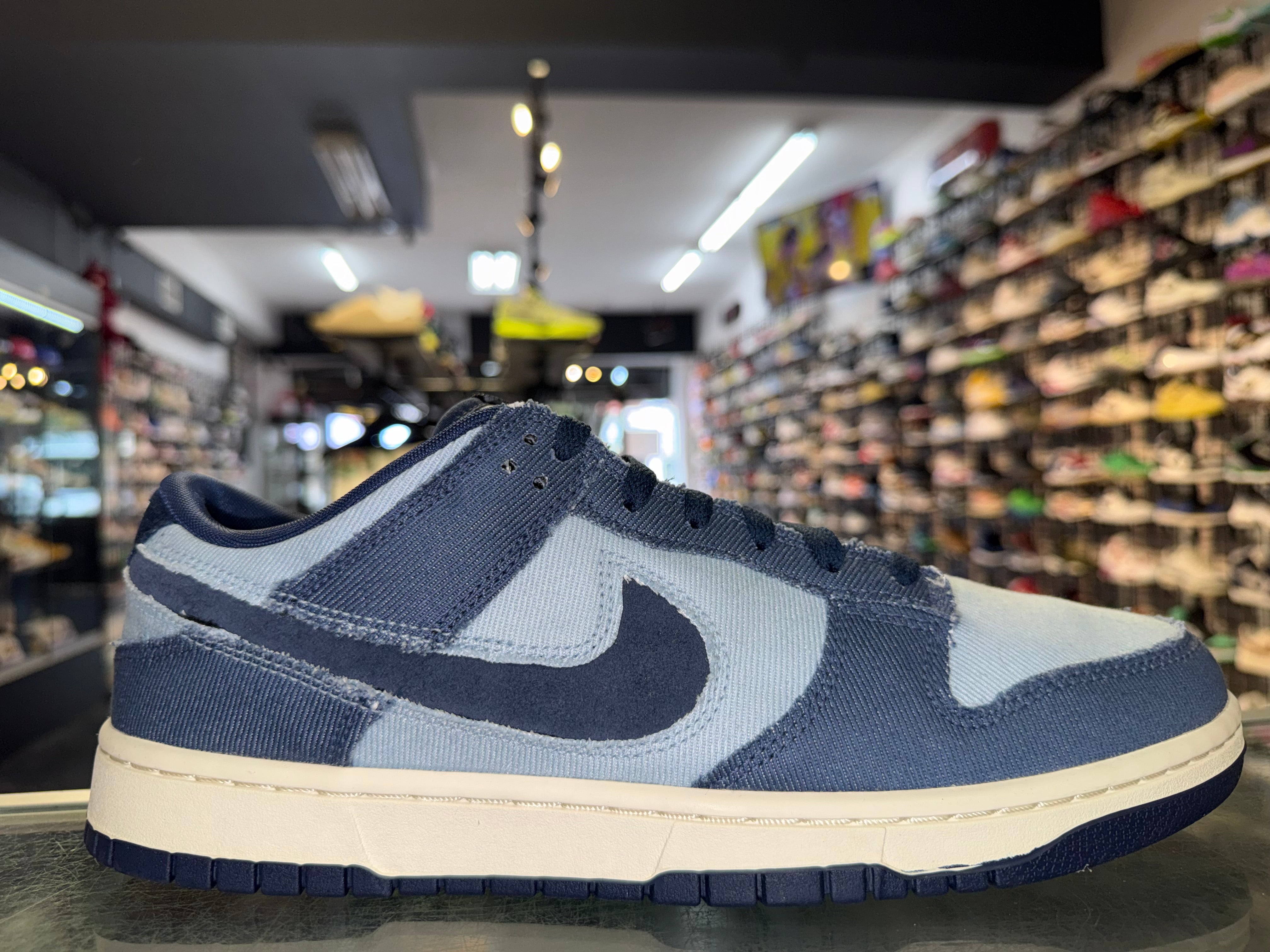 Size 12 Dunk Low "Light Armory Blue Denim" Brand New