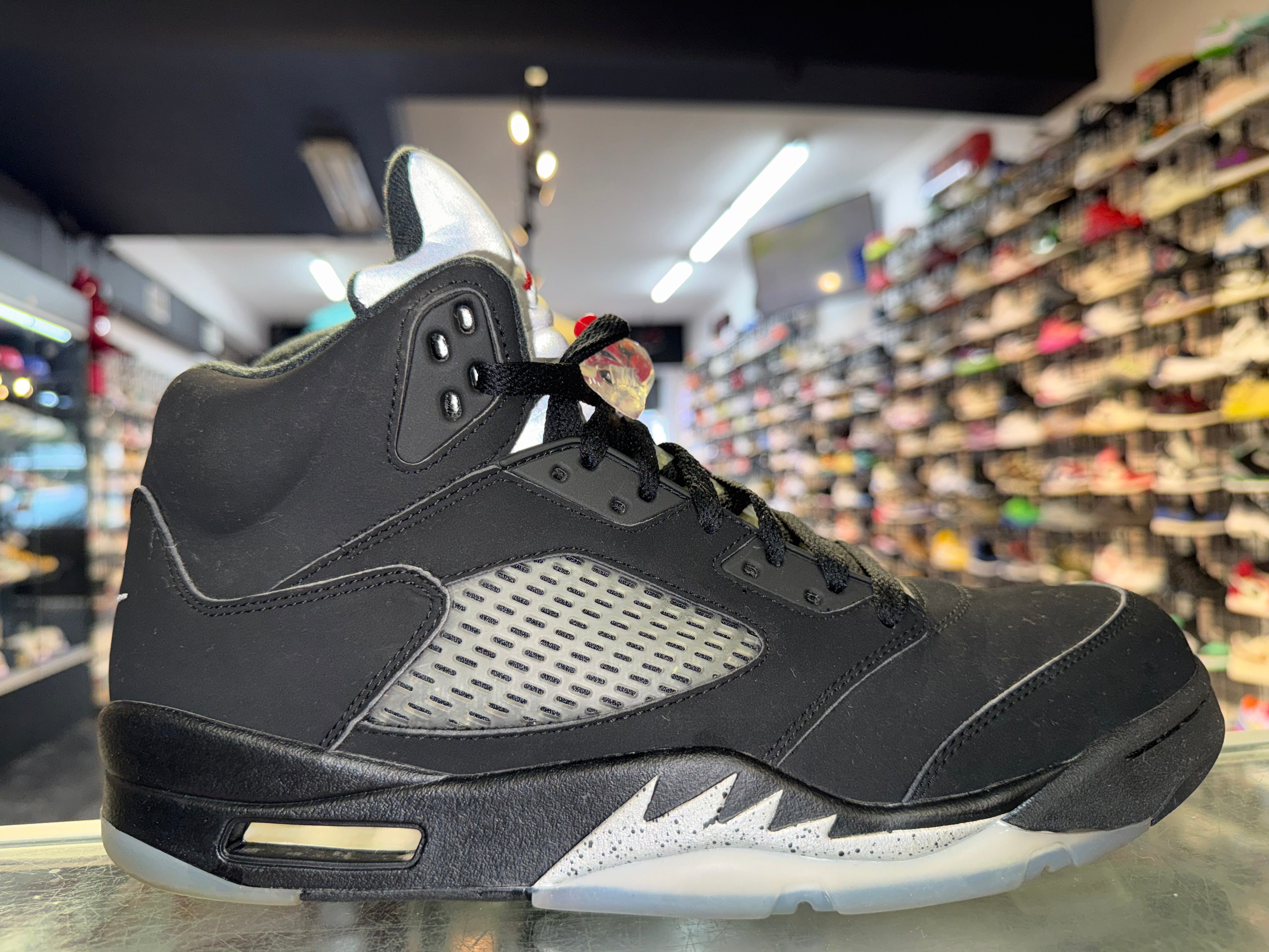 Size 11 Air Jordan 5 "Black Metallic" 2016