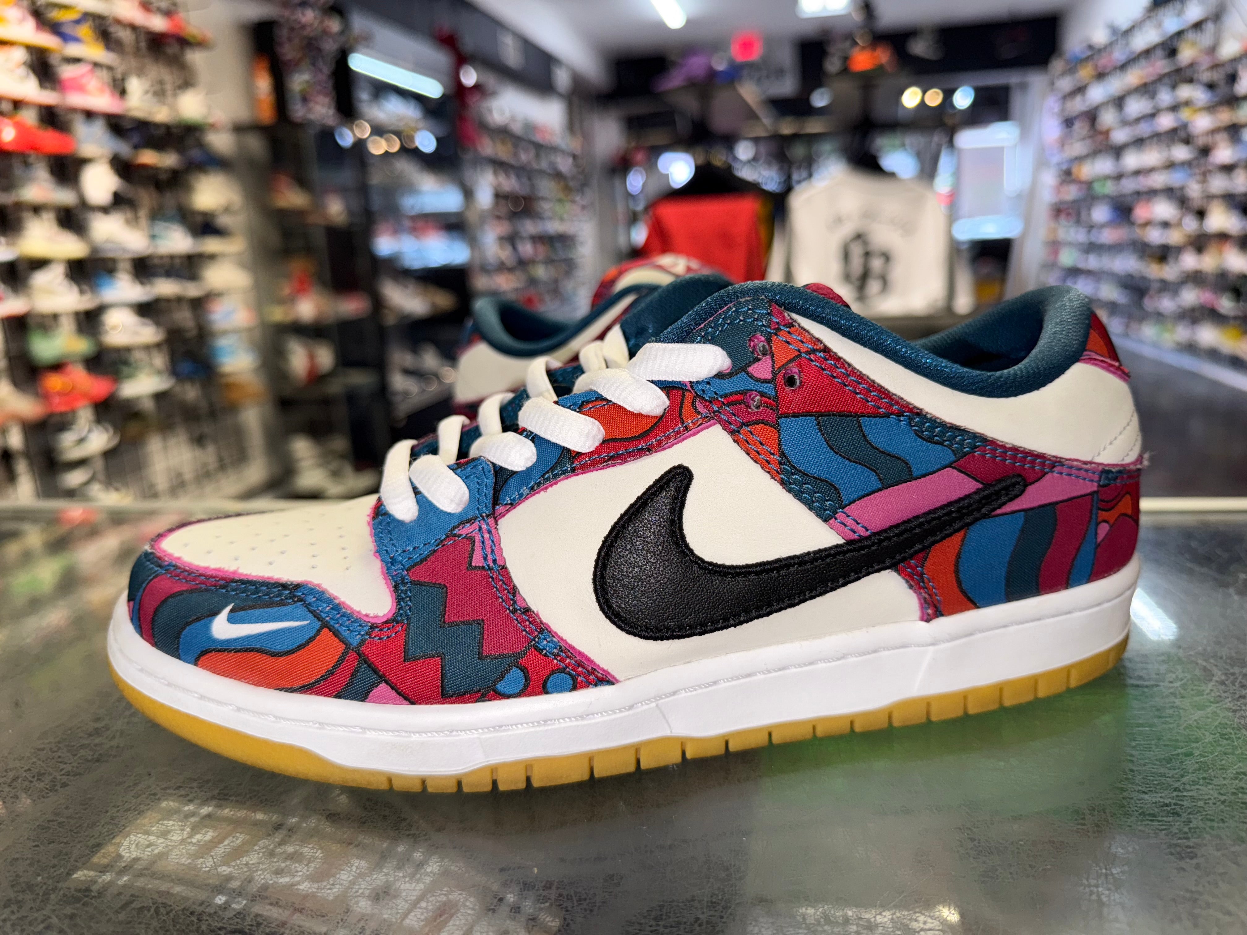 Size 8 Dunk Low SB "Parra"