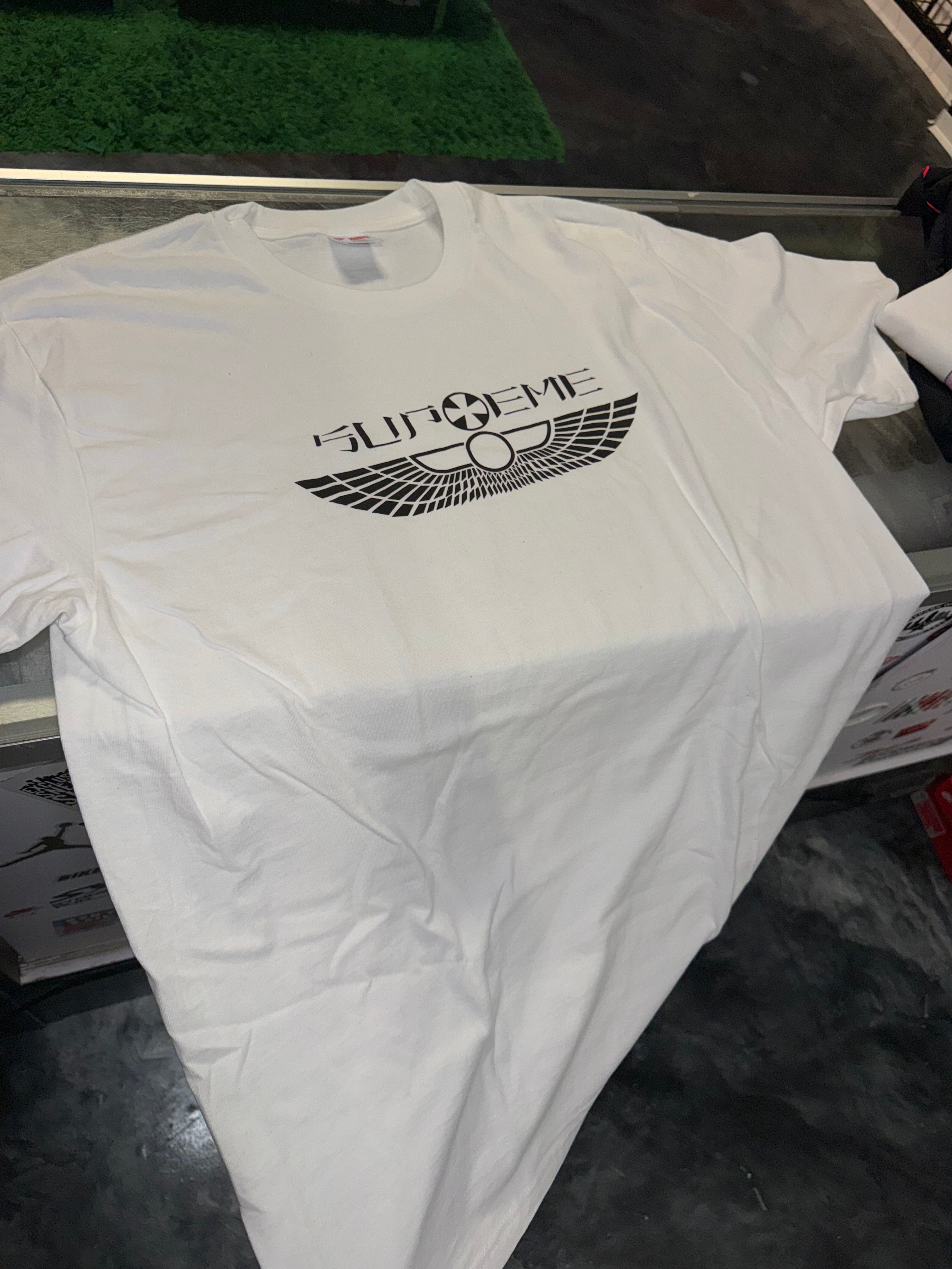 Size XL Supreme Wings Tee “White” Brand New
