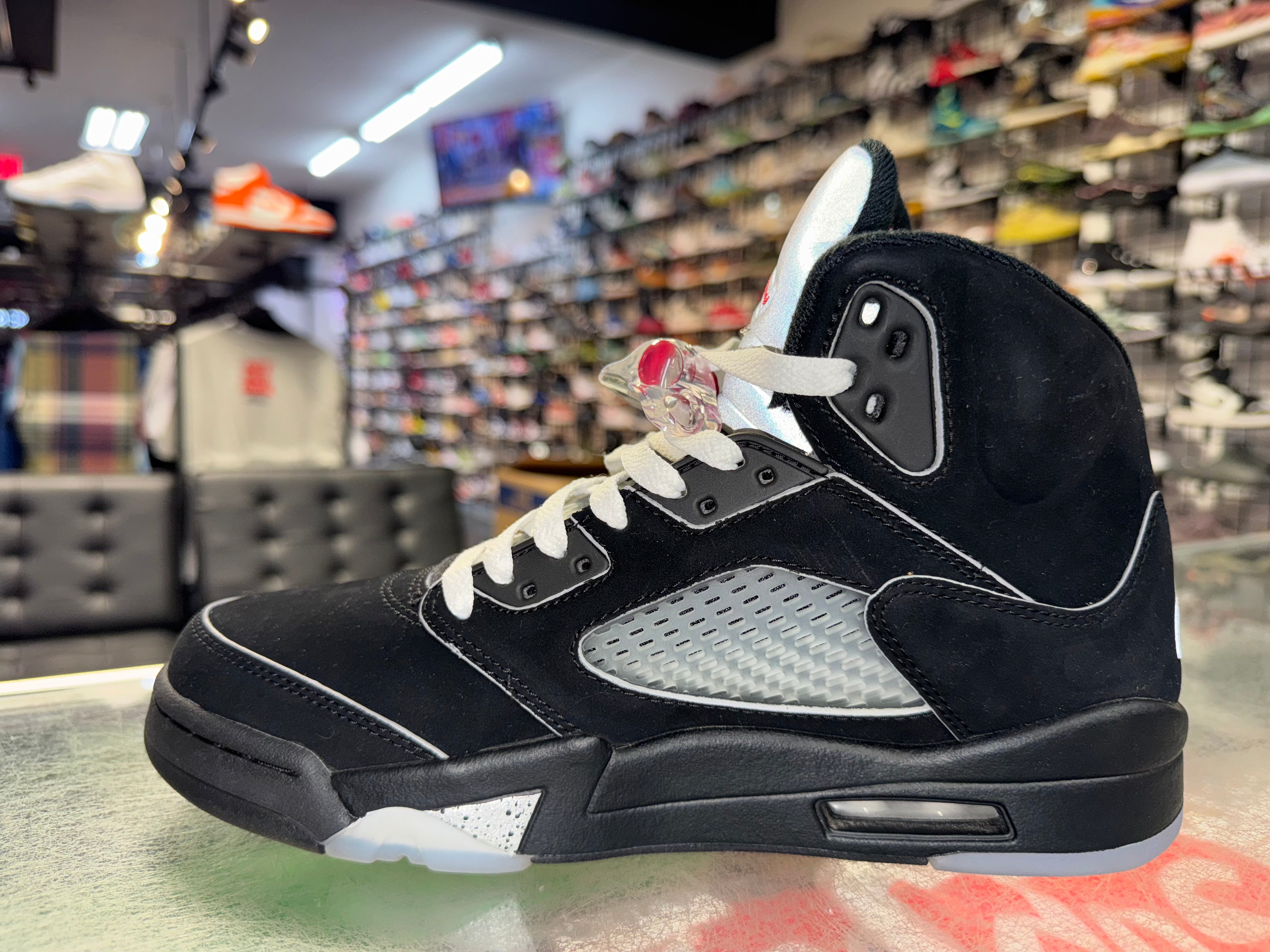 Size 8 Air Jordan 5 "Black Metallic Reimagined"