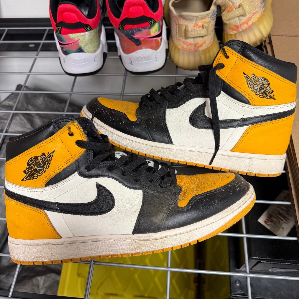Size 13 Air Jordan 1 Retro High OG "Taxi" - NB