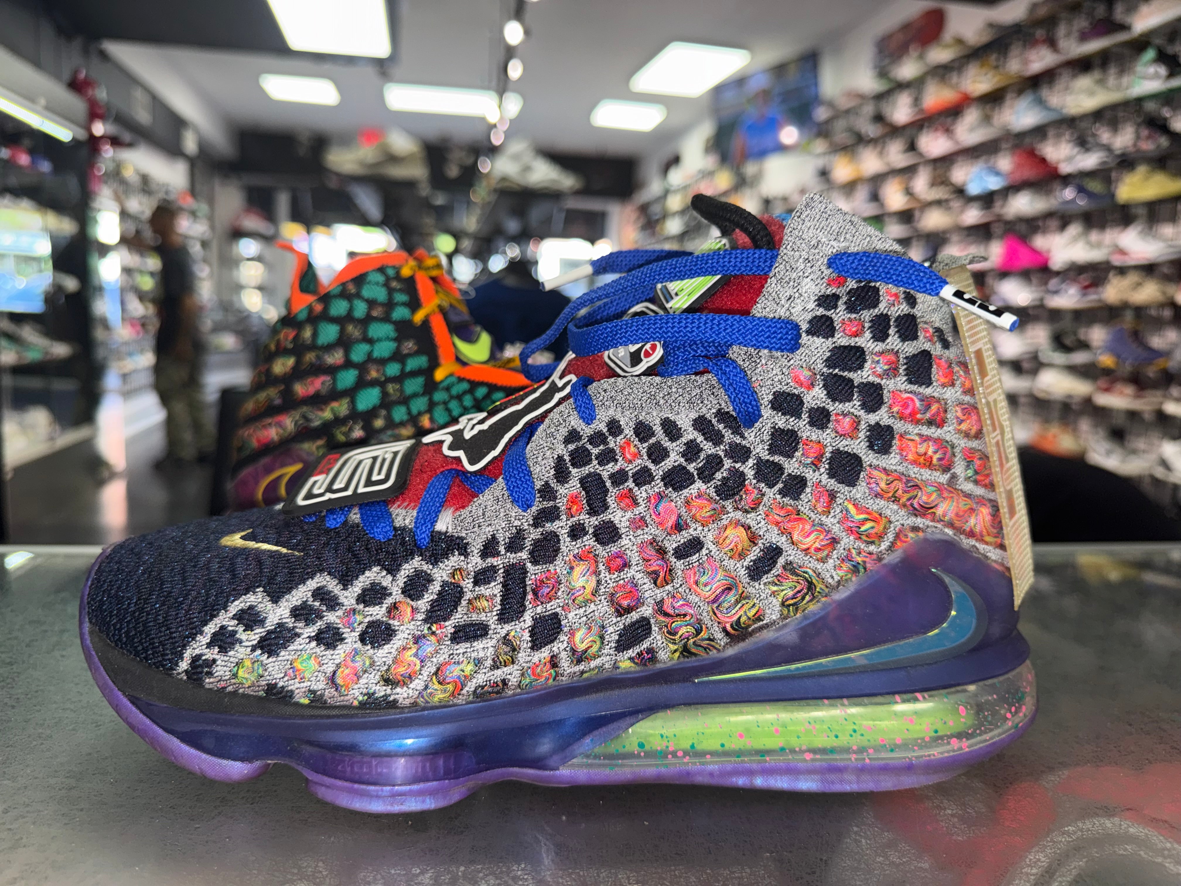 Size 10 Lebron 17 "What The"